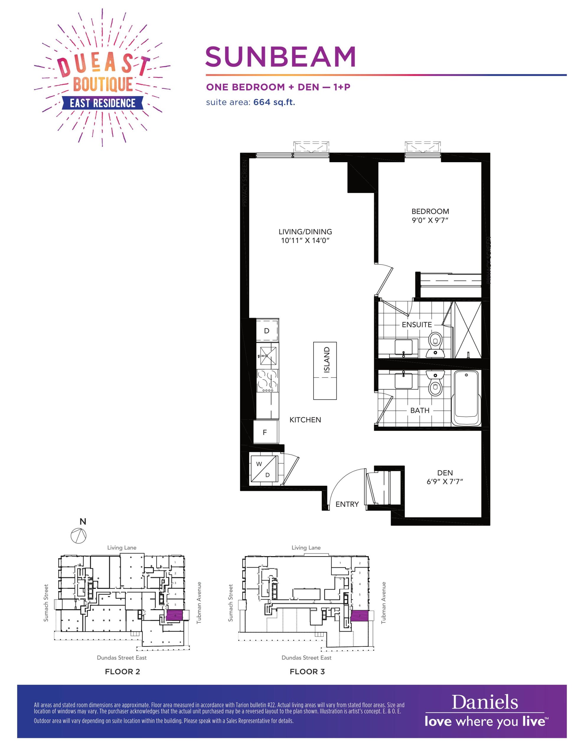 Sunbeam floor plan