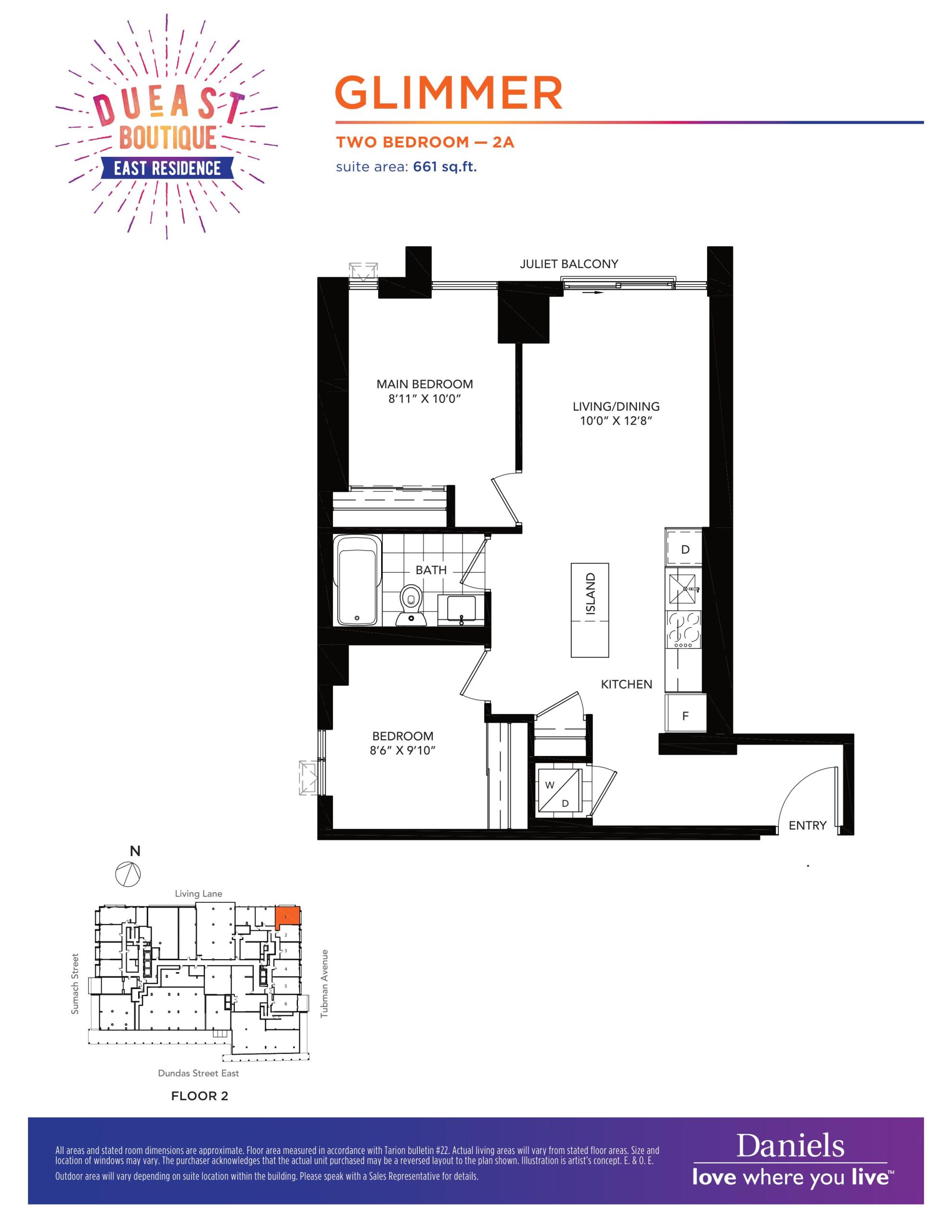 Glimmer floor plan