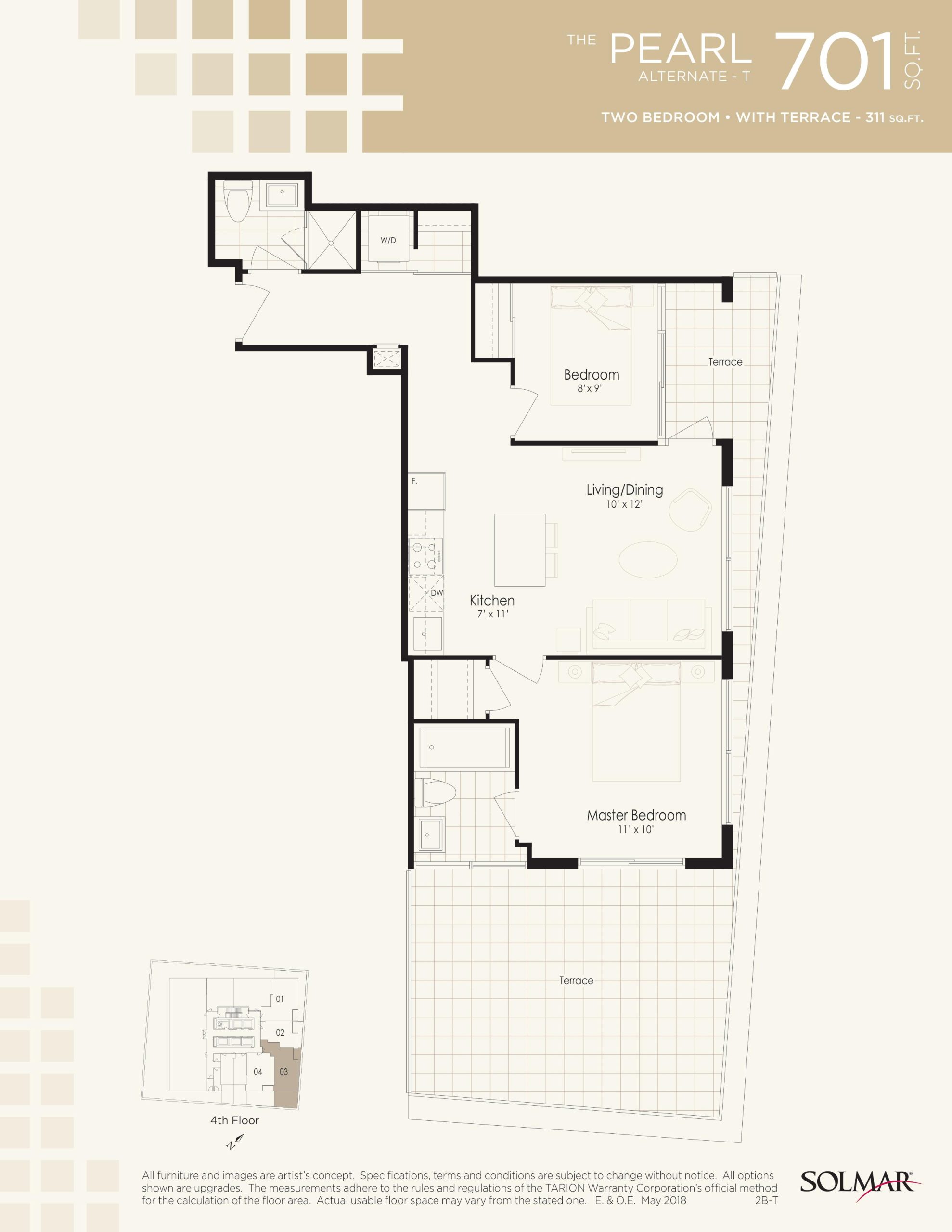 The Pearl Alternate T floor plan