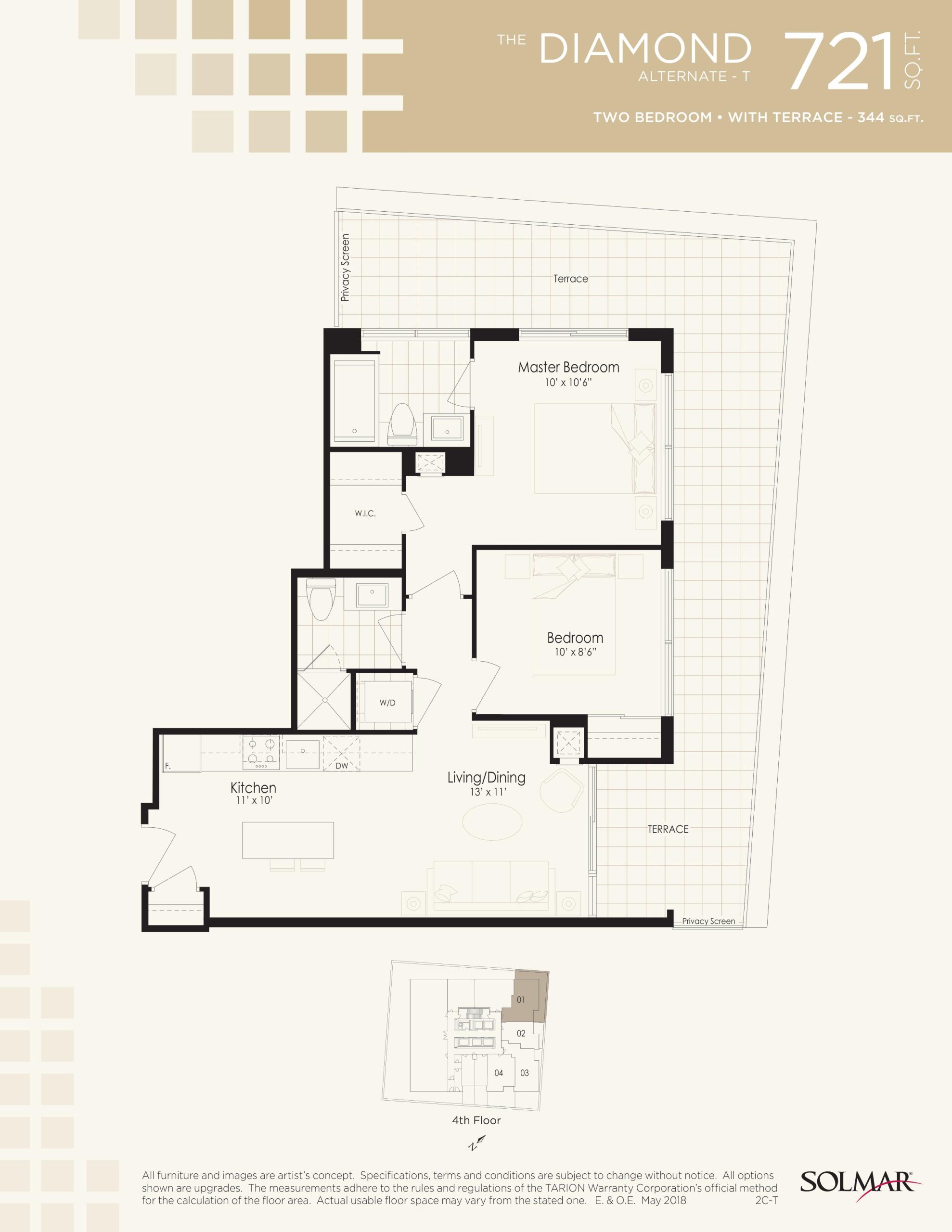 The Diamond Alternate T floor plan