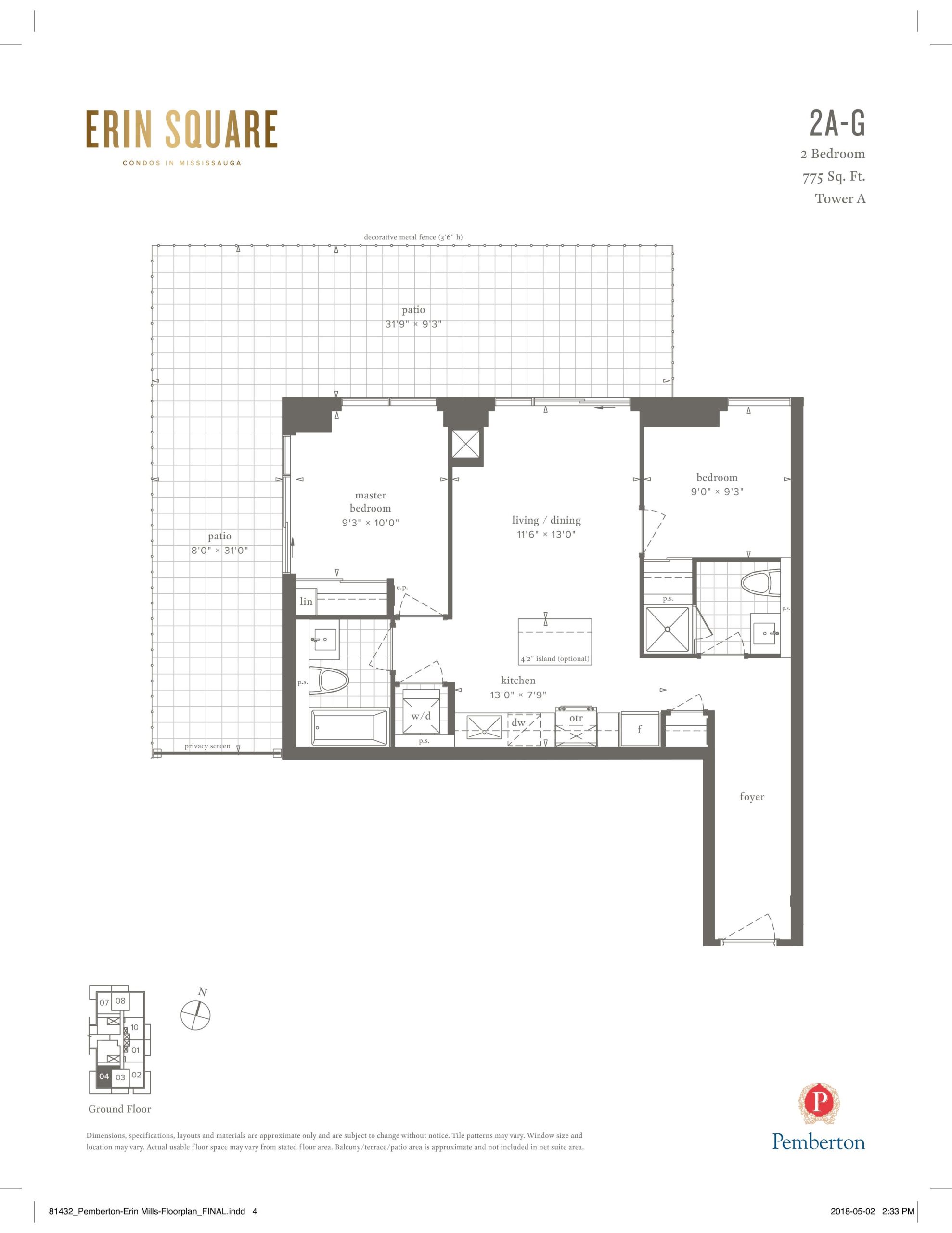 2A-G floor plan