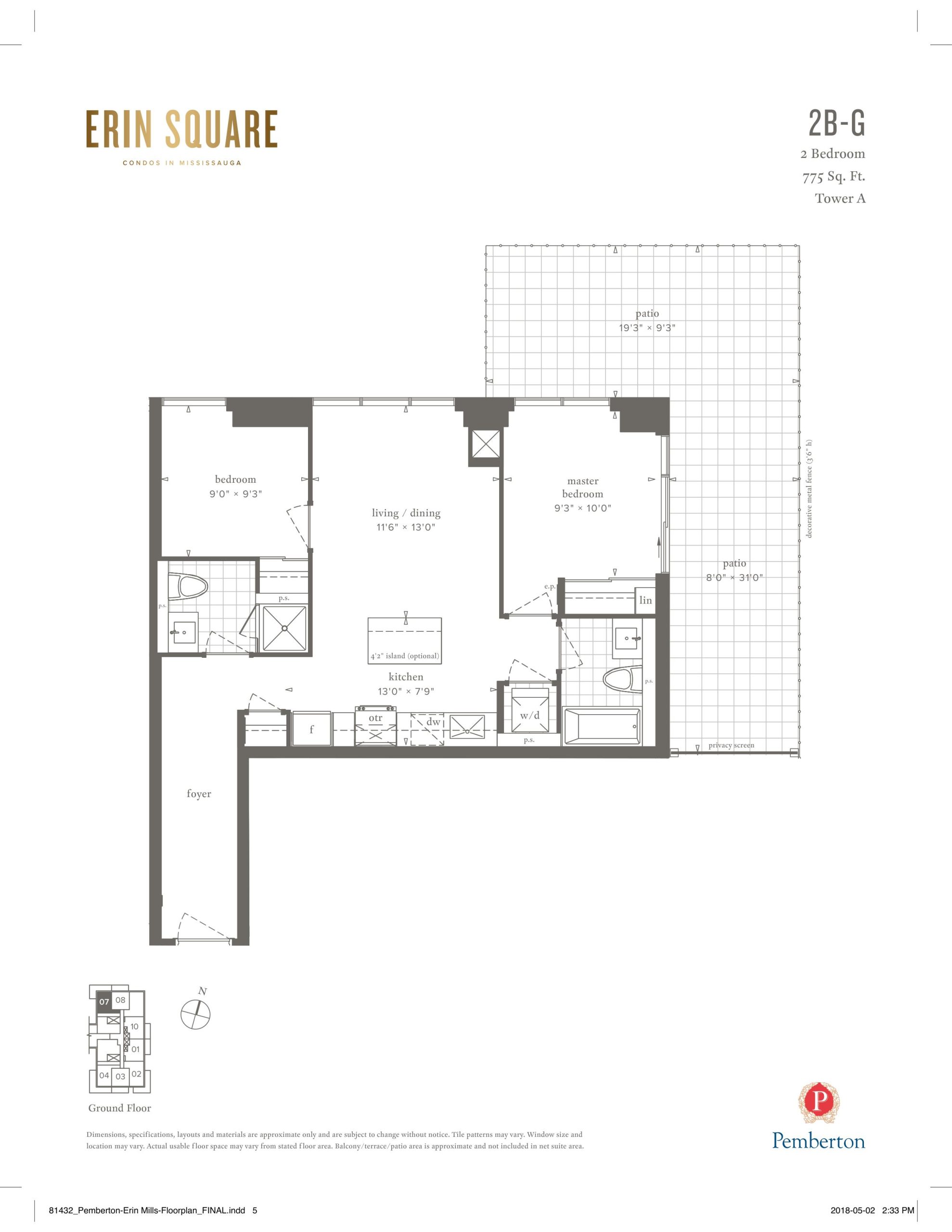 2B-G floor plan