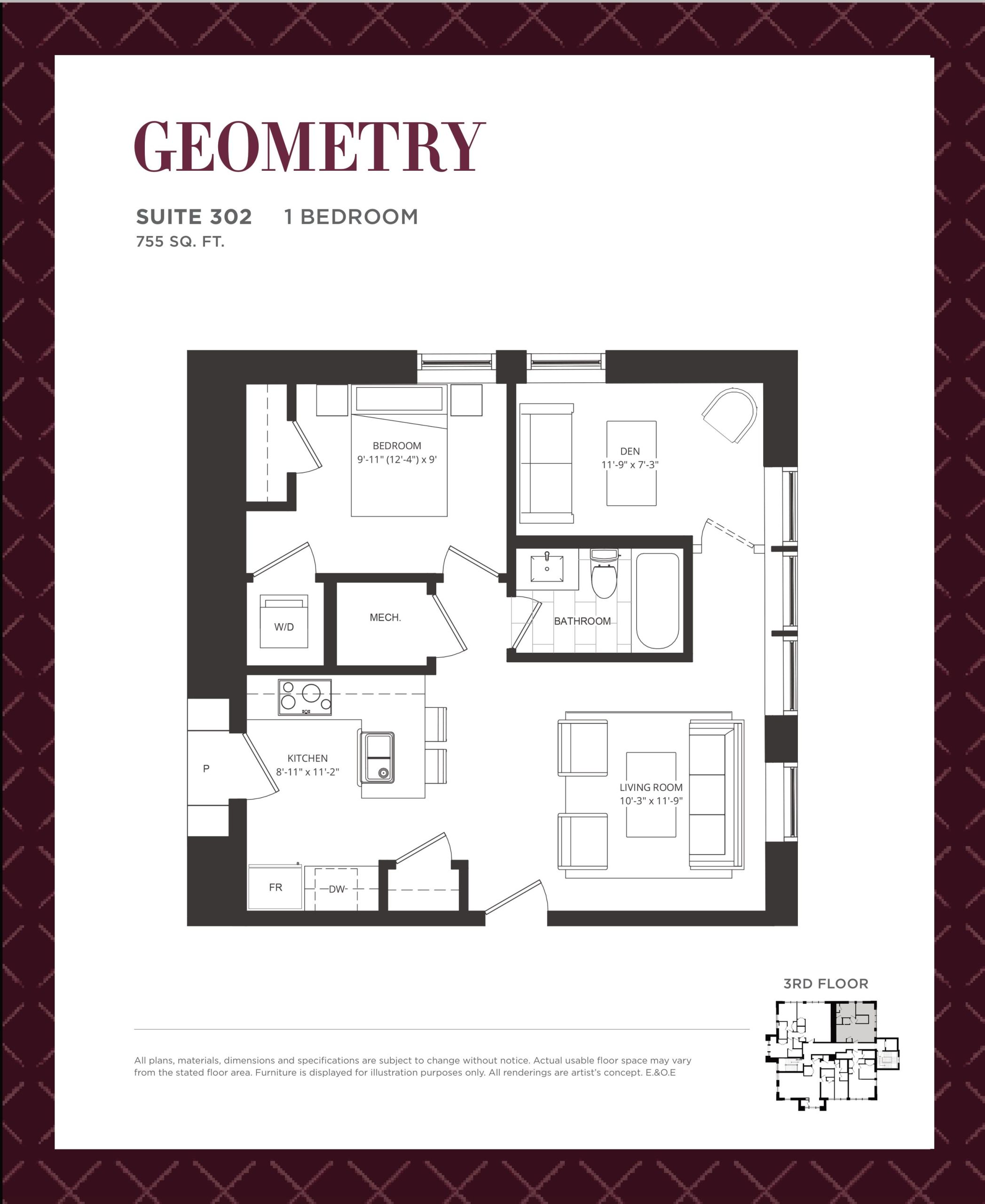 Geometry floor plan