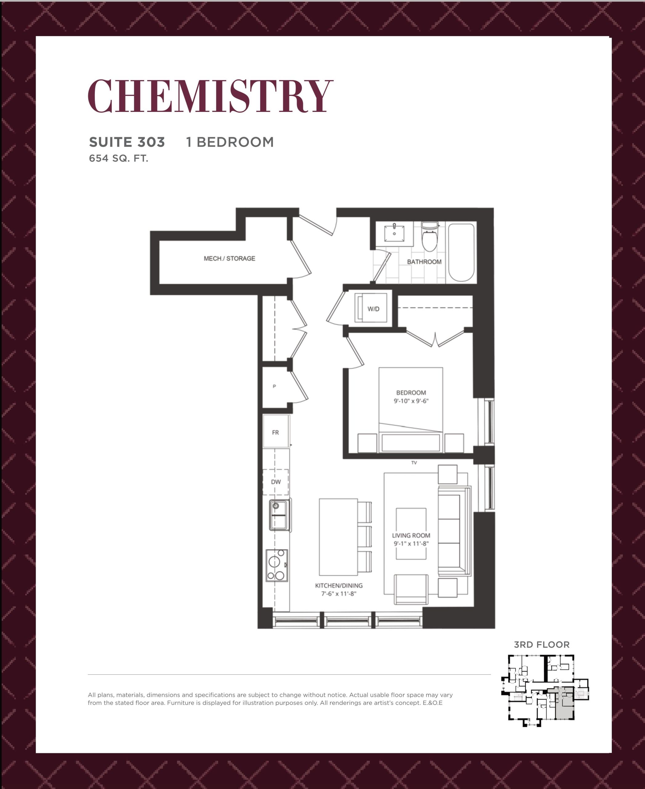 Chemistry floor plan