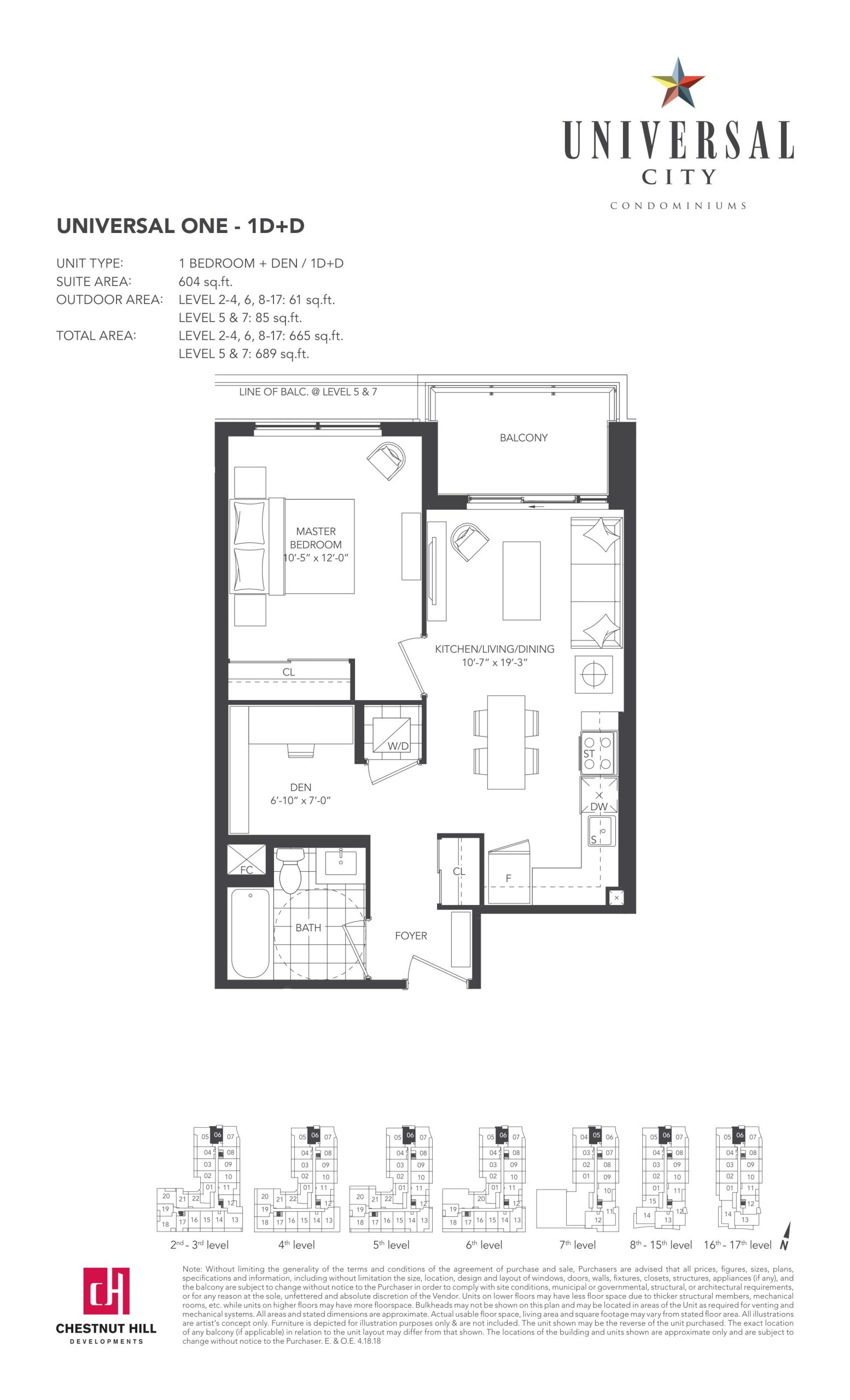 1D+D floor plan