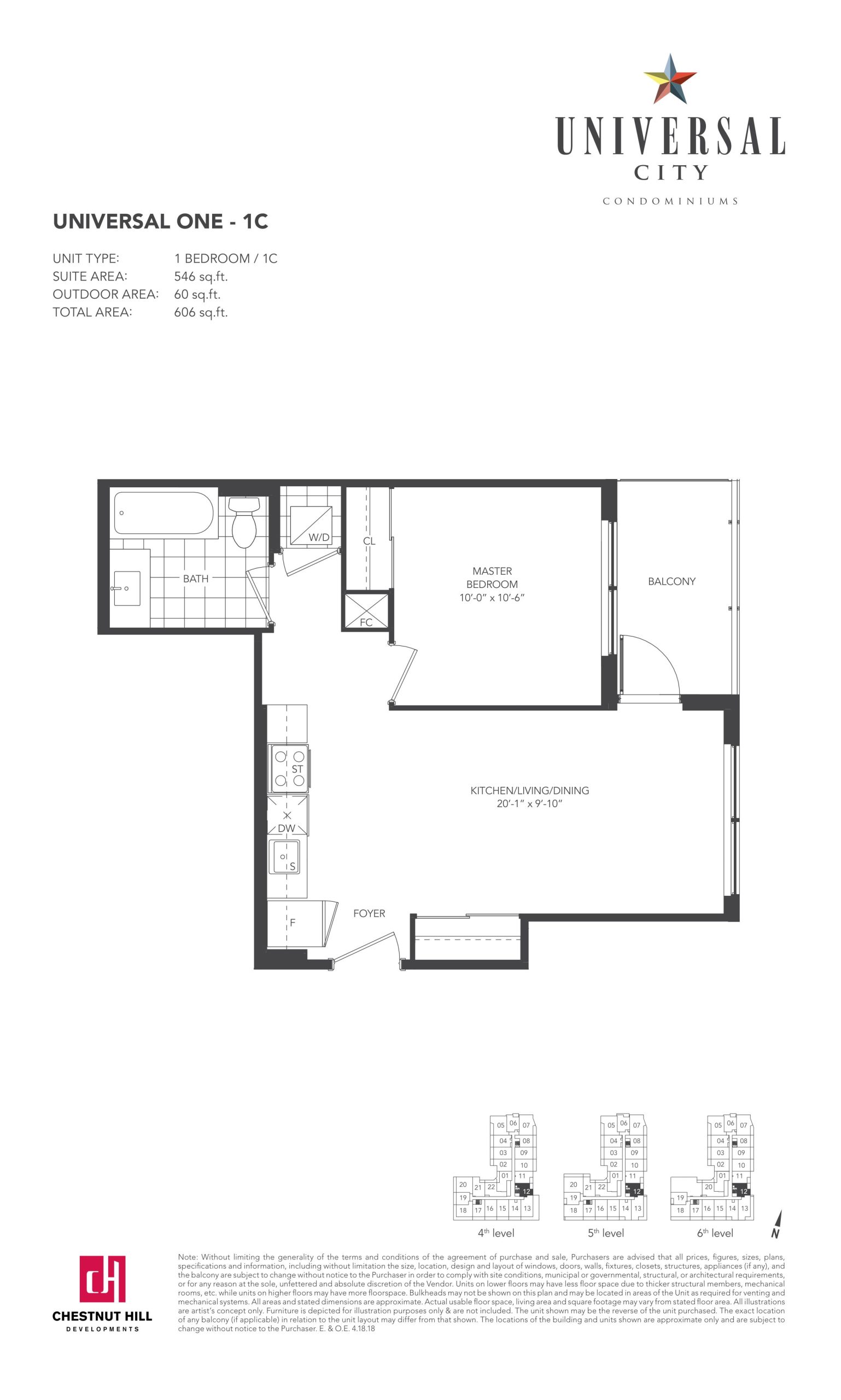 1C floor plan