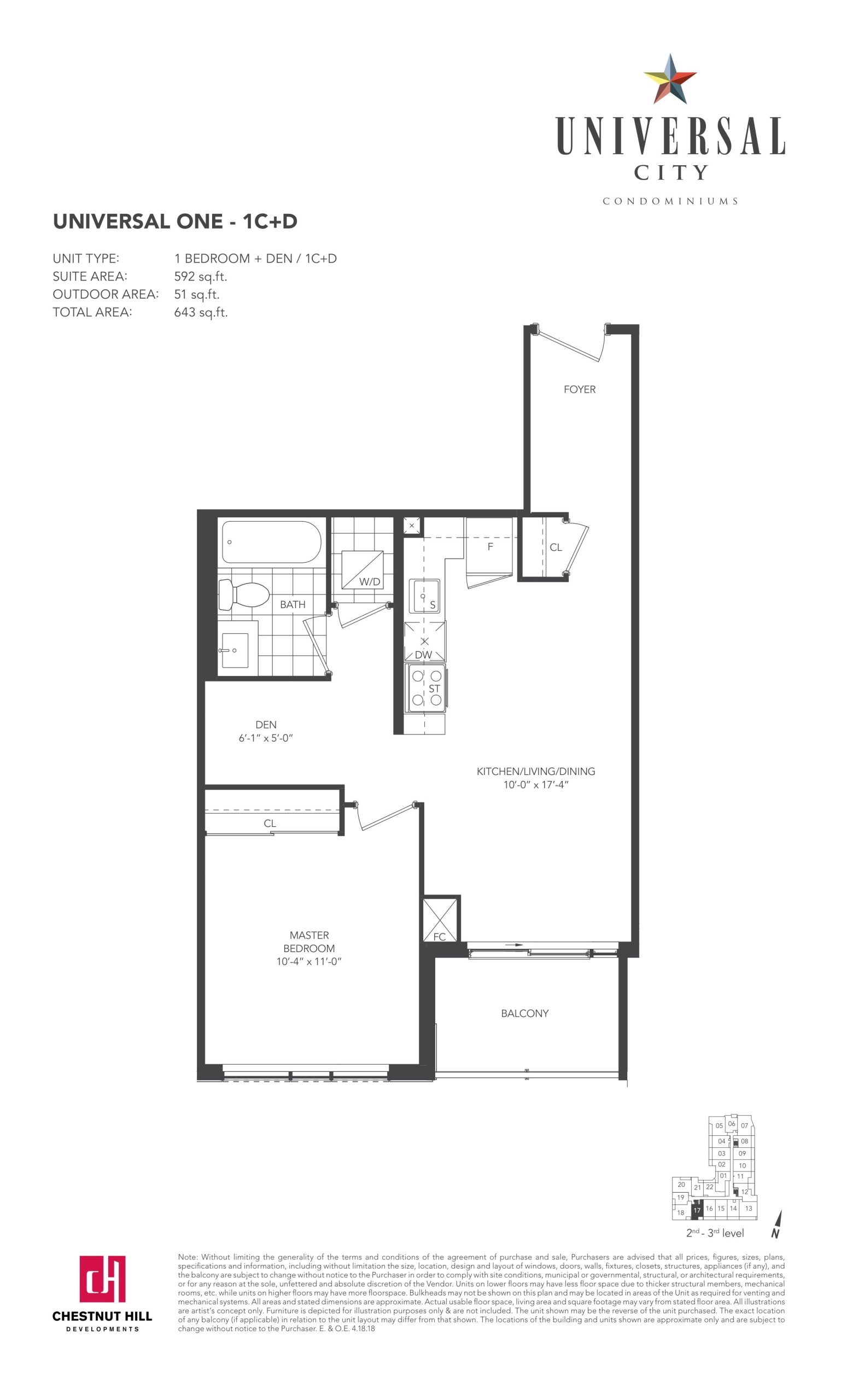 1C+D floor plan
