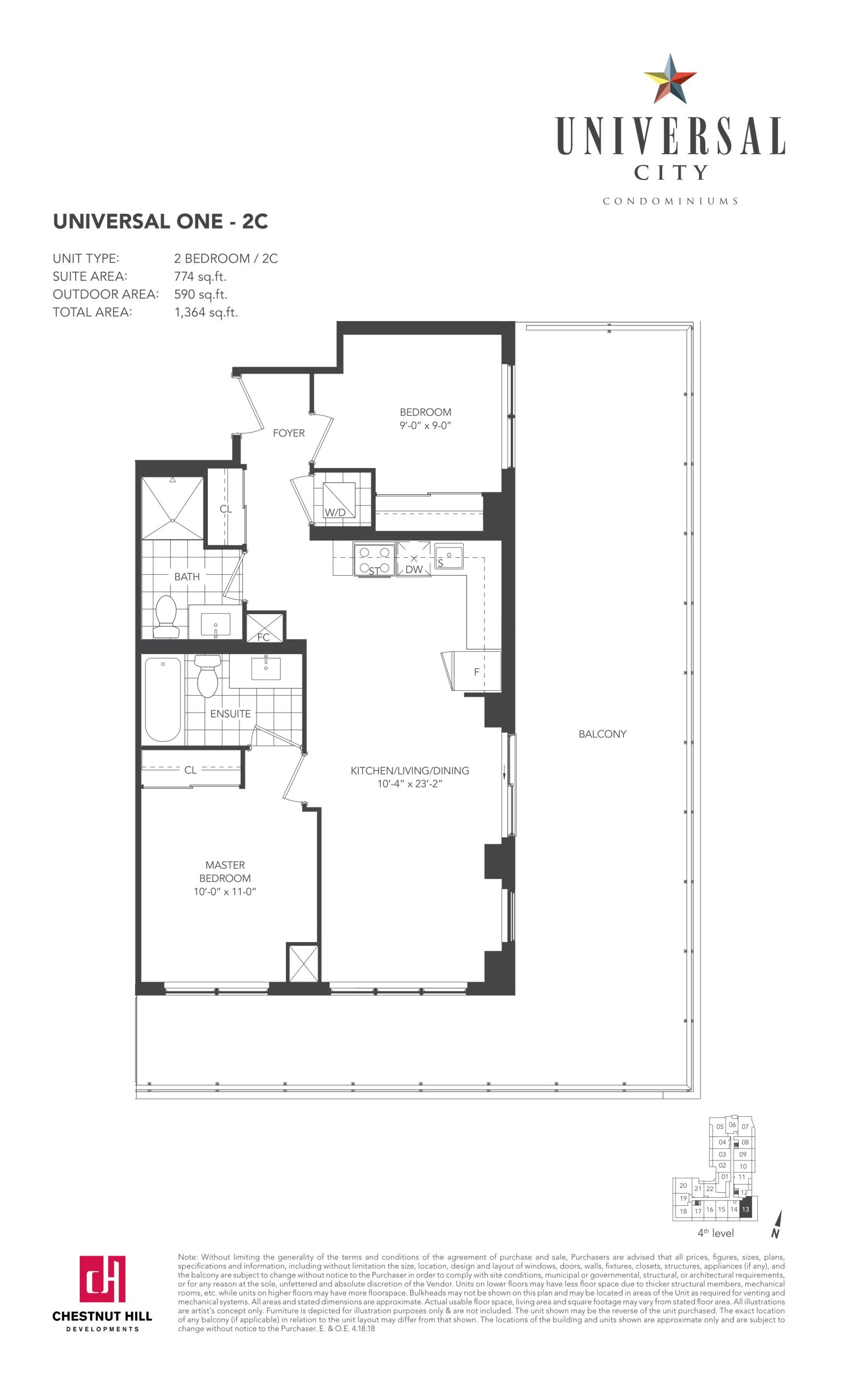 2C floor plan