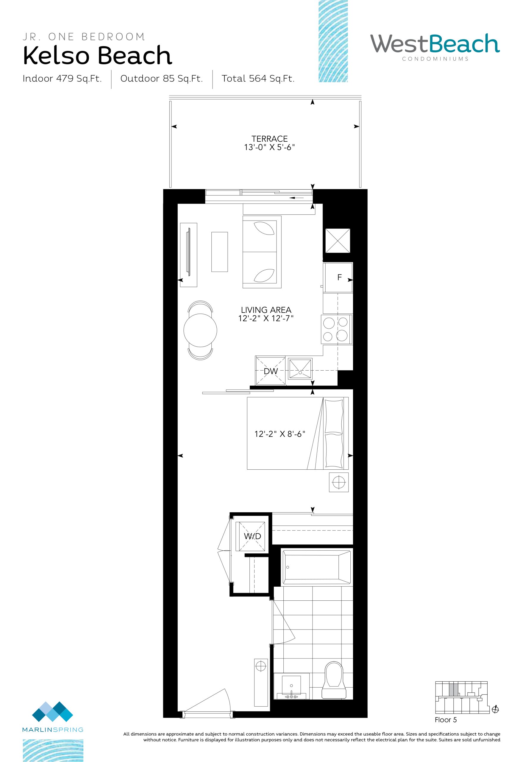 Kelso Beach floor plan
