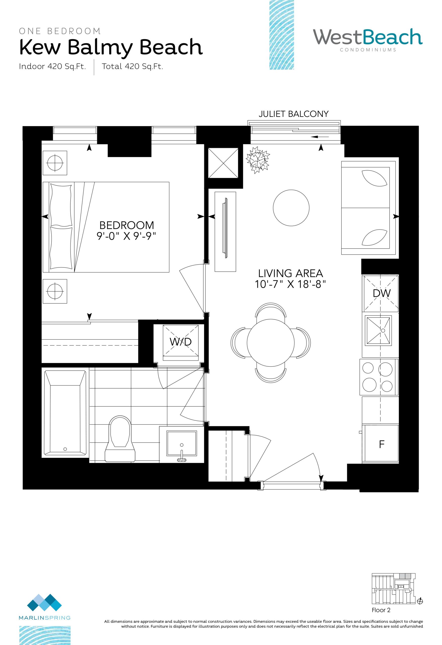 Kew Balmy Beach floor plan