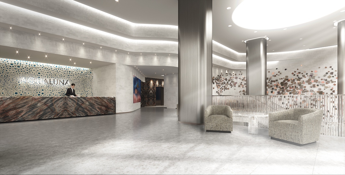 Aqualuna at Bayside in Toronto — rendering 13