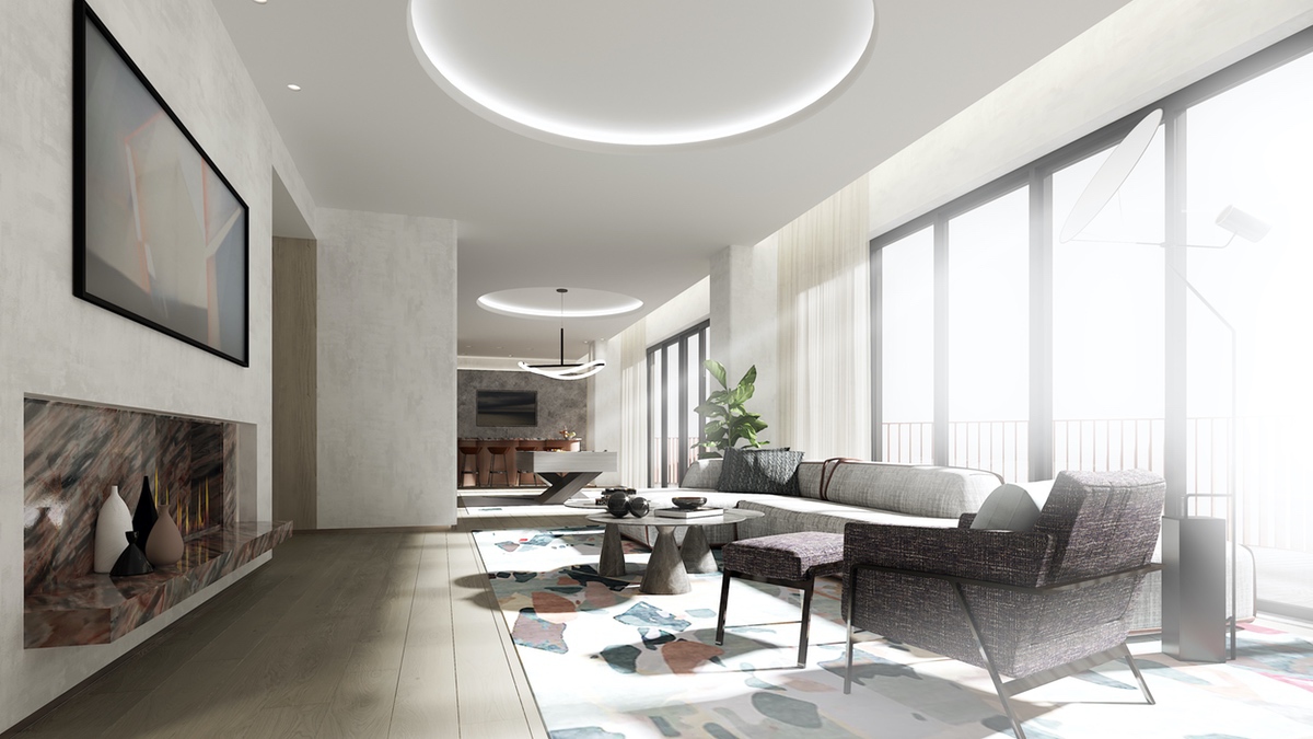 Aqualuna at Bayside in Toronto — rendering 18