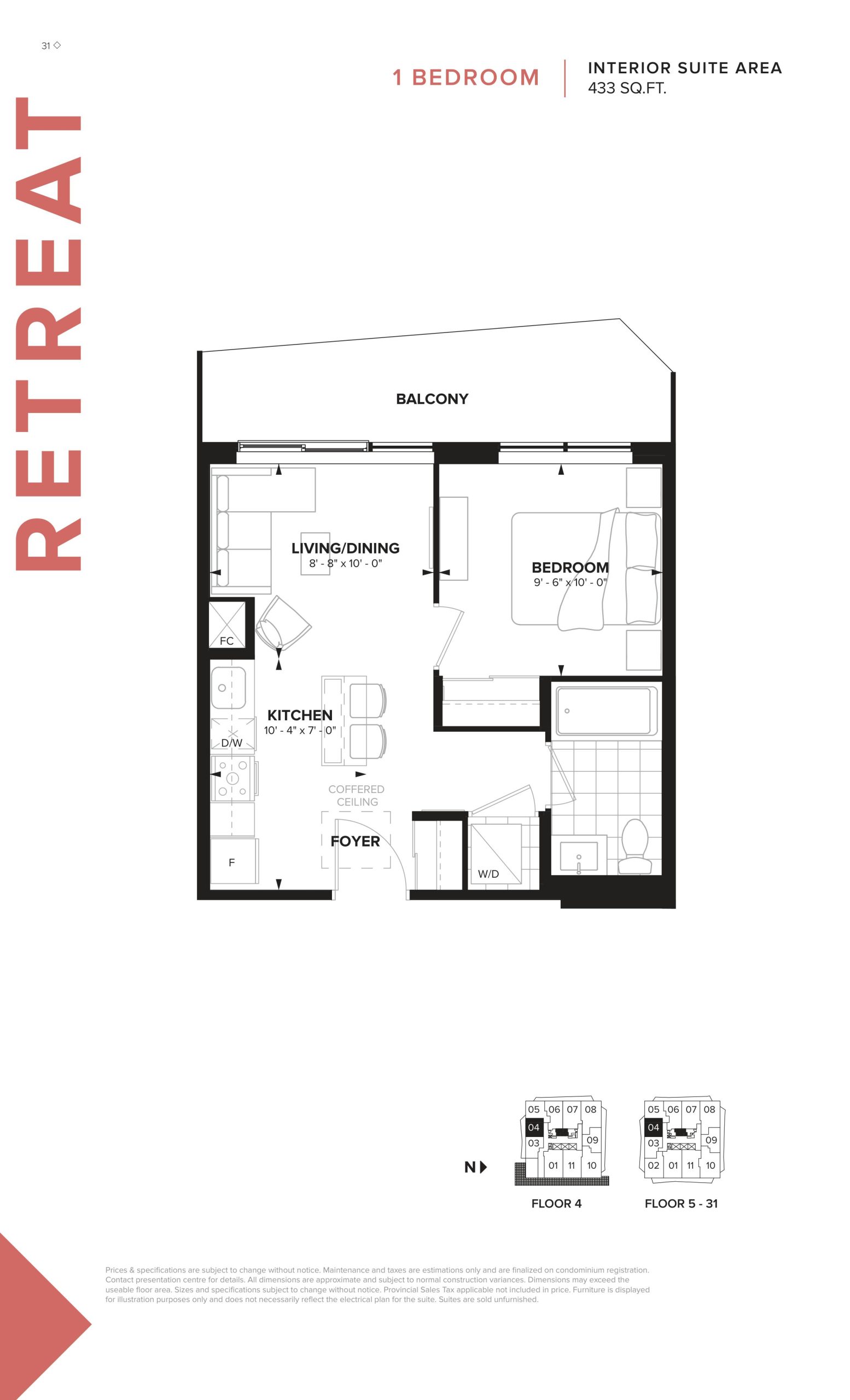 Retreat floor plan