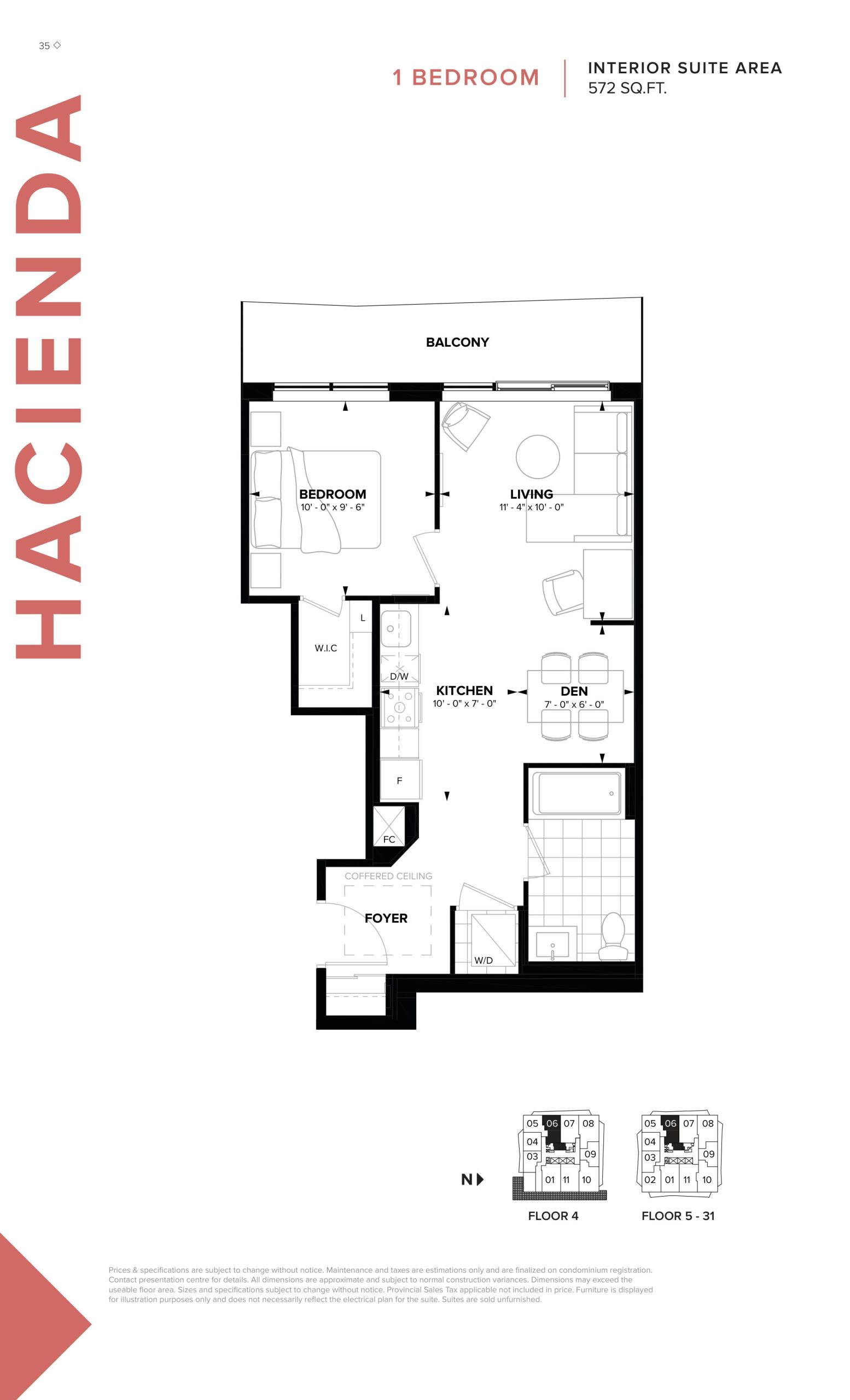 Hacienda floor plan