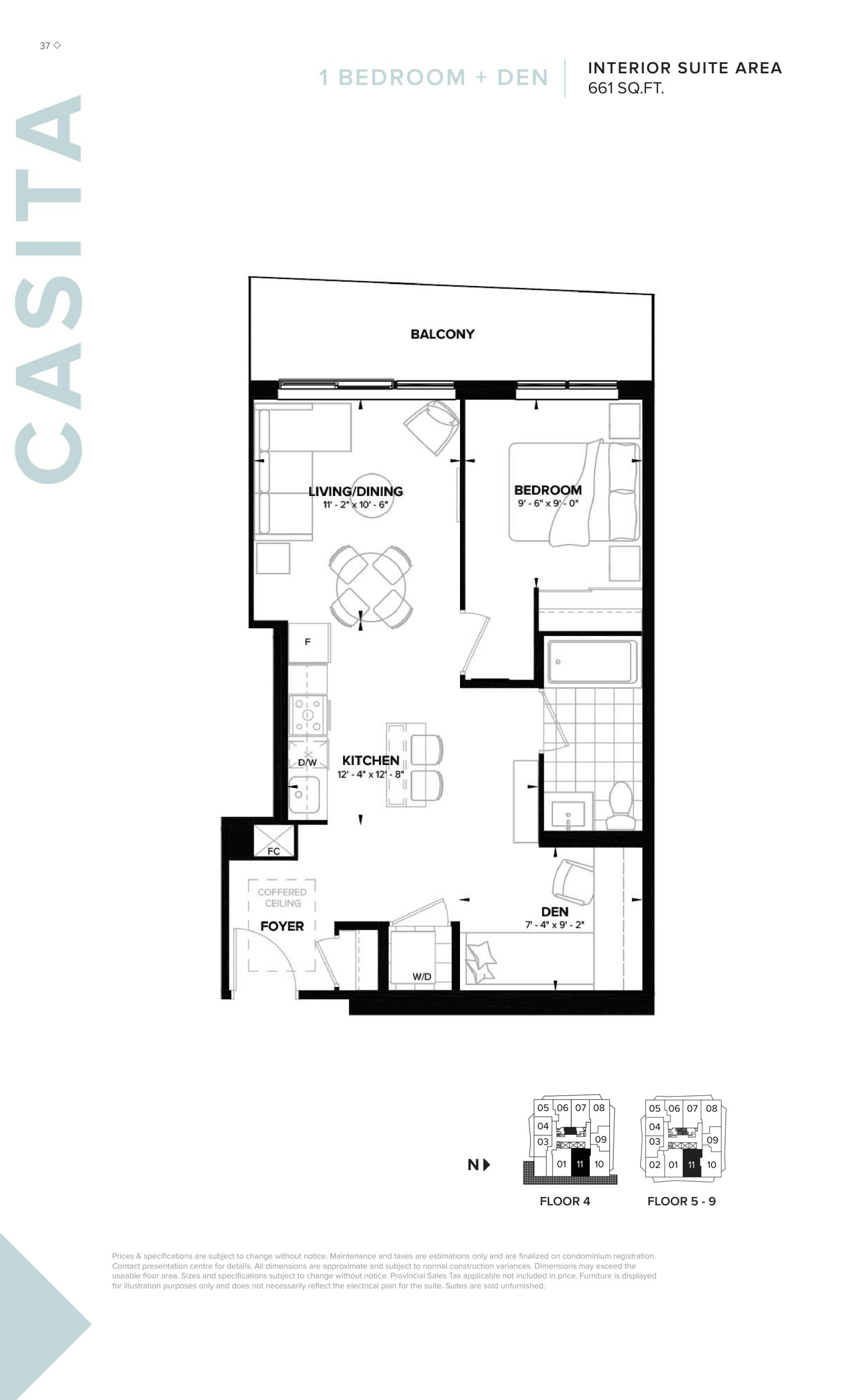 Casita floor plan