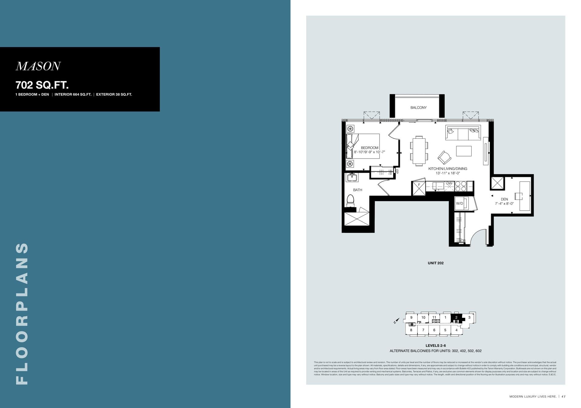 Mason floor plan