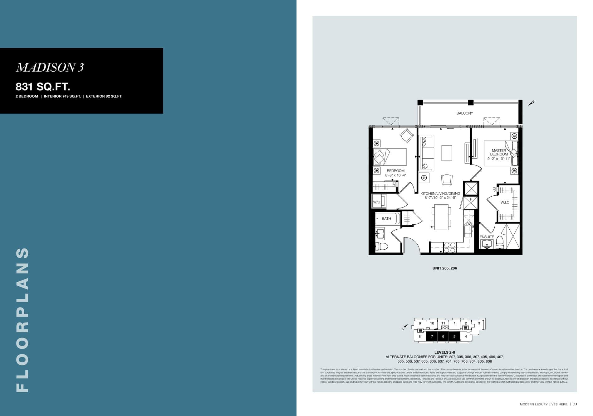 Madison 3 floor plan