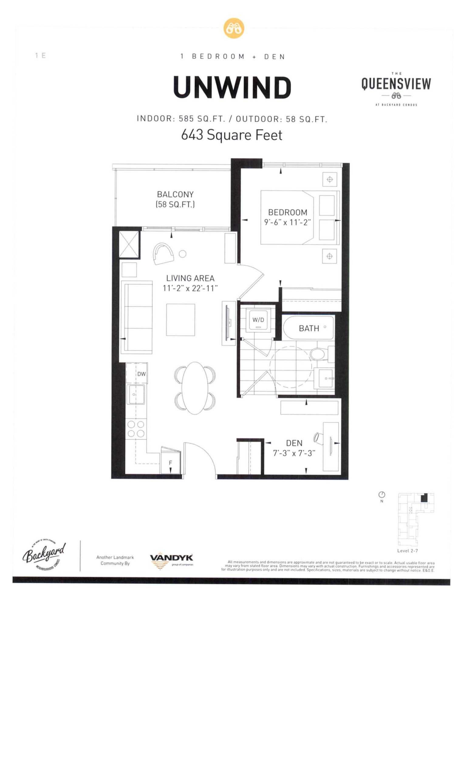 Unwind floor plan