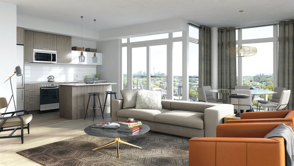 The Queensview at Backyard in Toronto — rendering 13