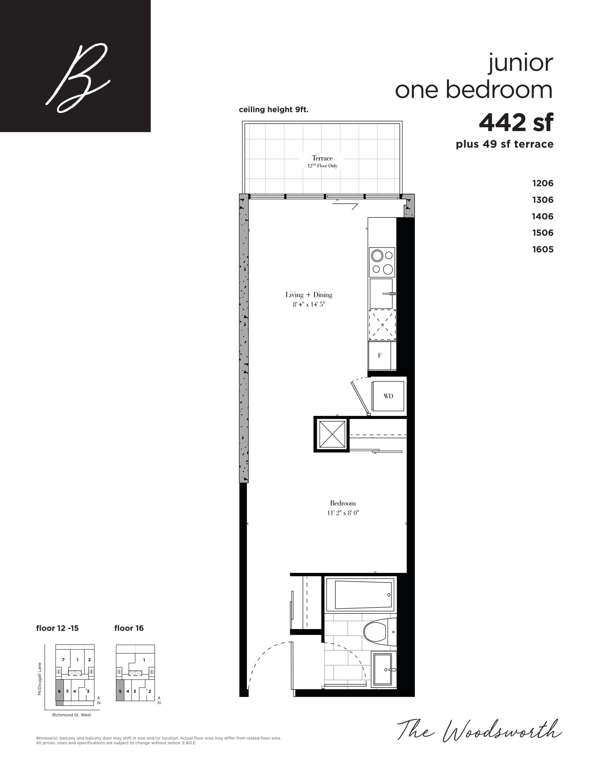 B floor plan
