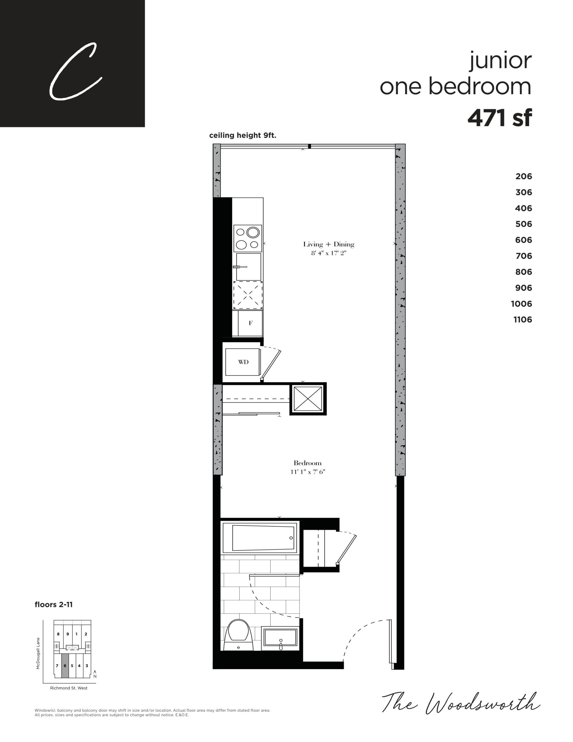 C floor plan