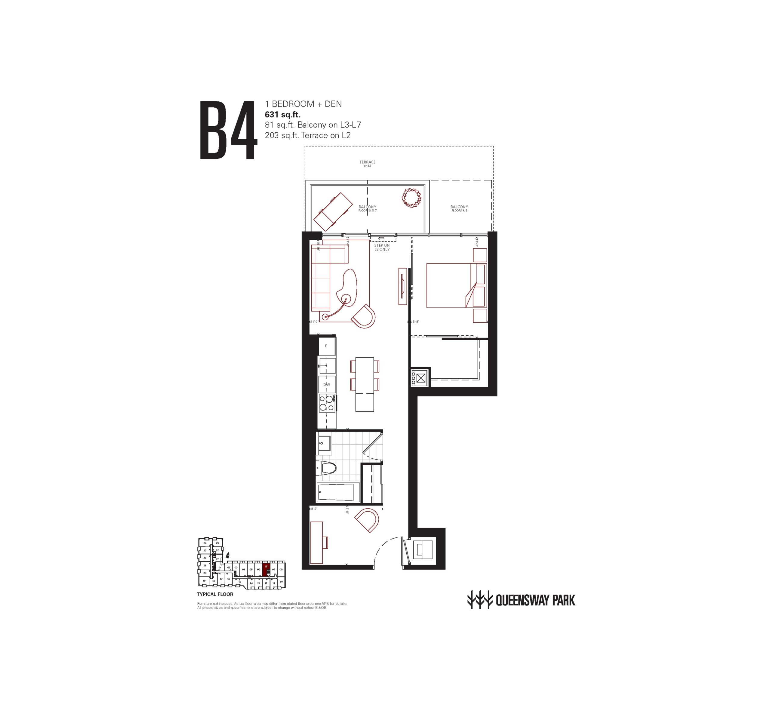 B4 floor plan