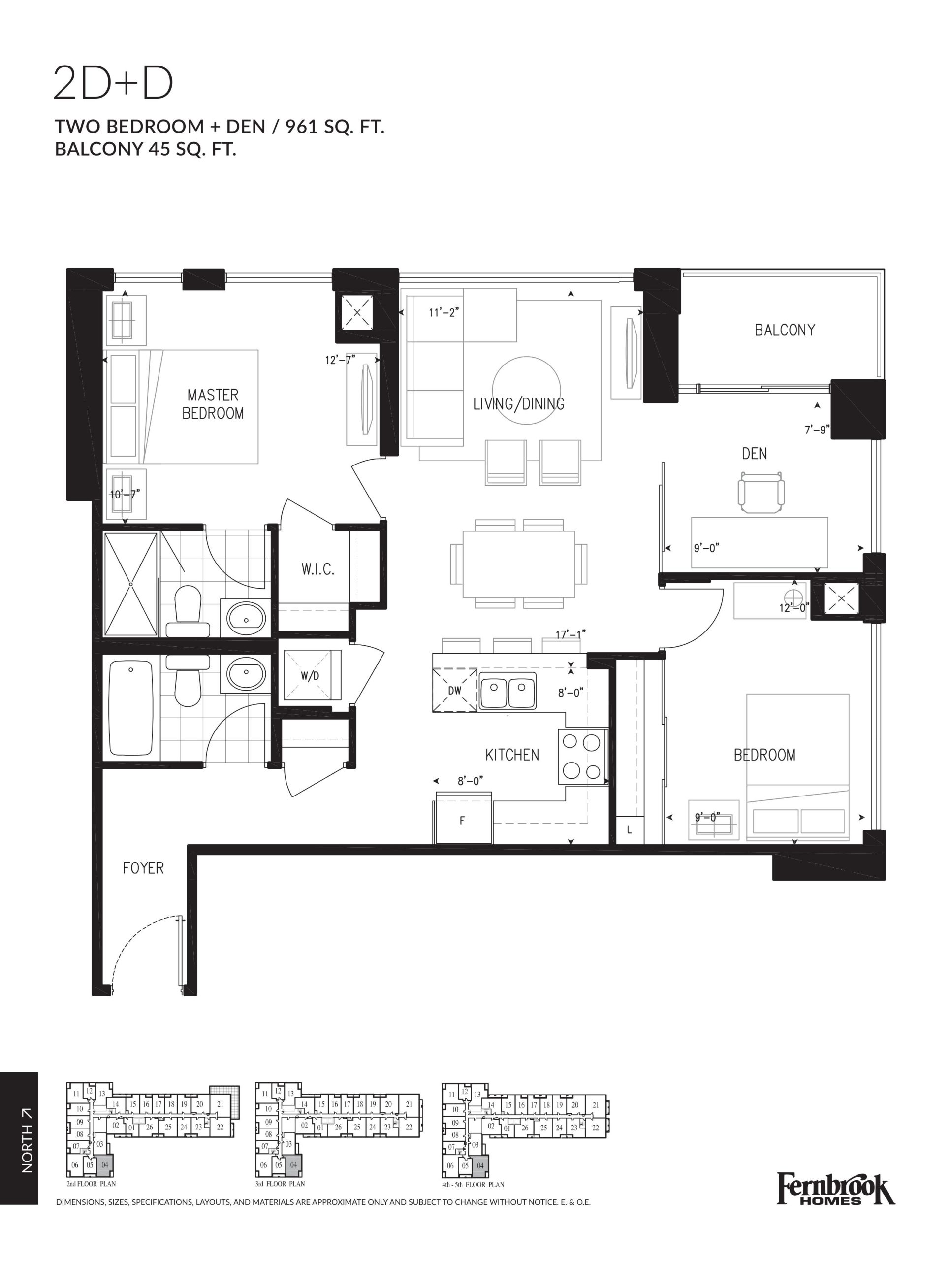 2D+D floor plan