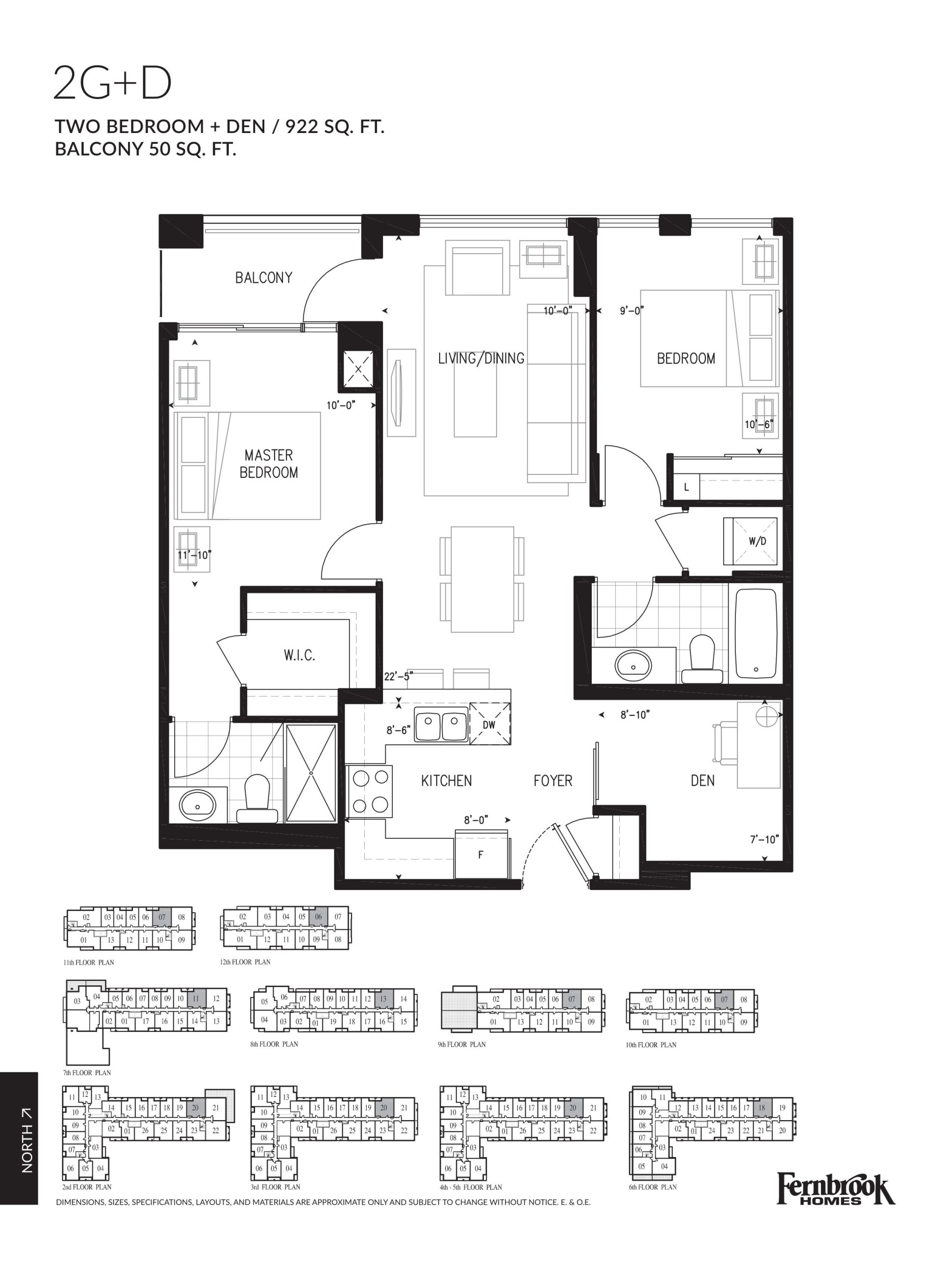 2G+D floor plan
