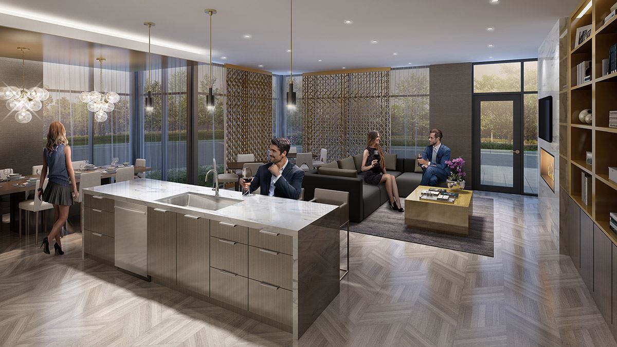 Canvas on the Rouge in Markham — rendering 3
