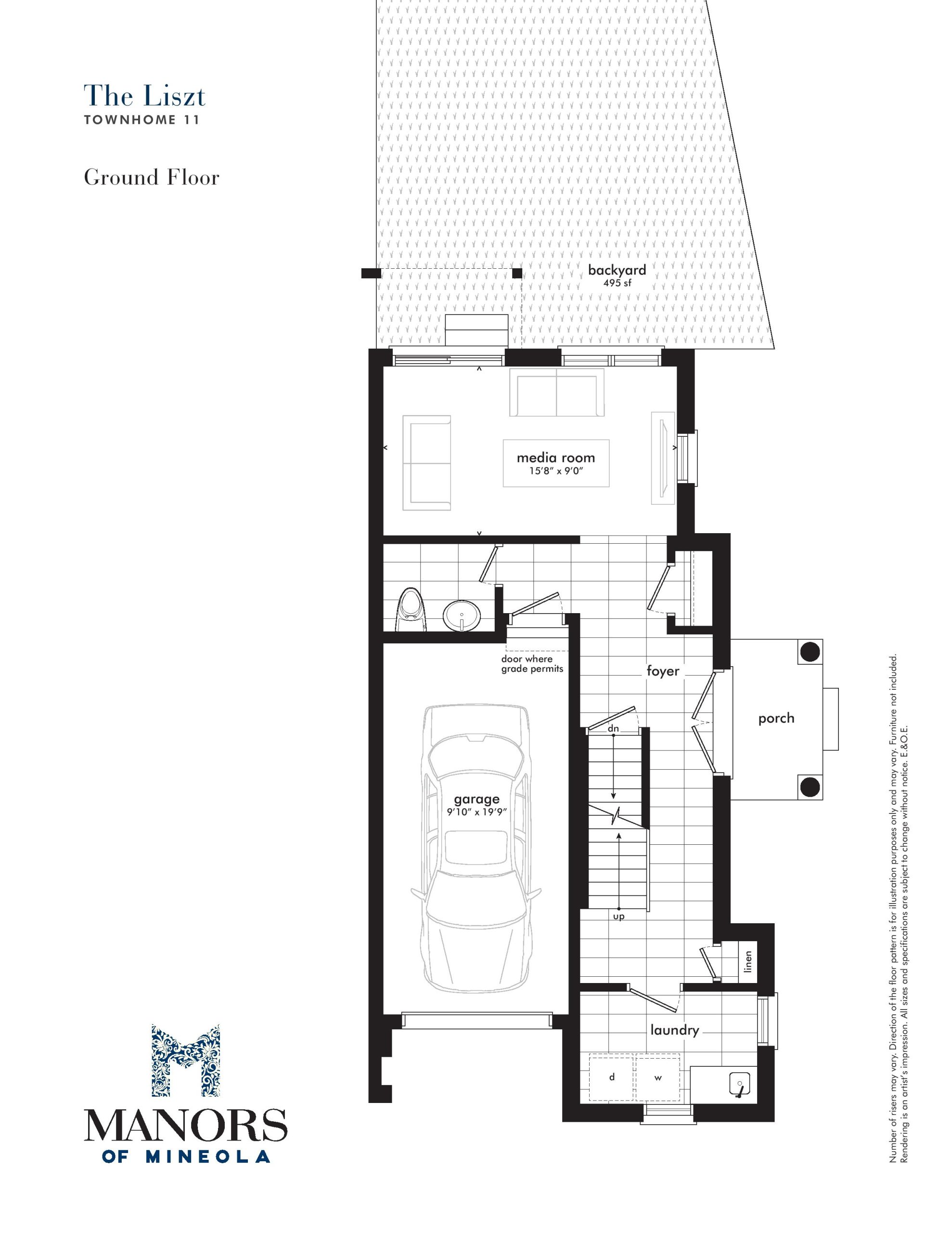 The Liszt floor plan