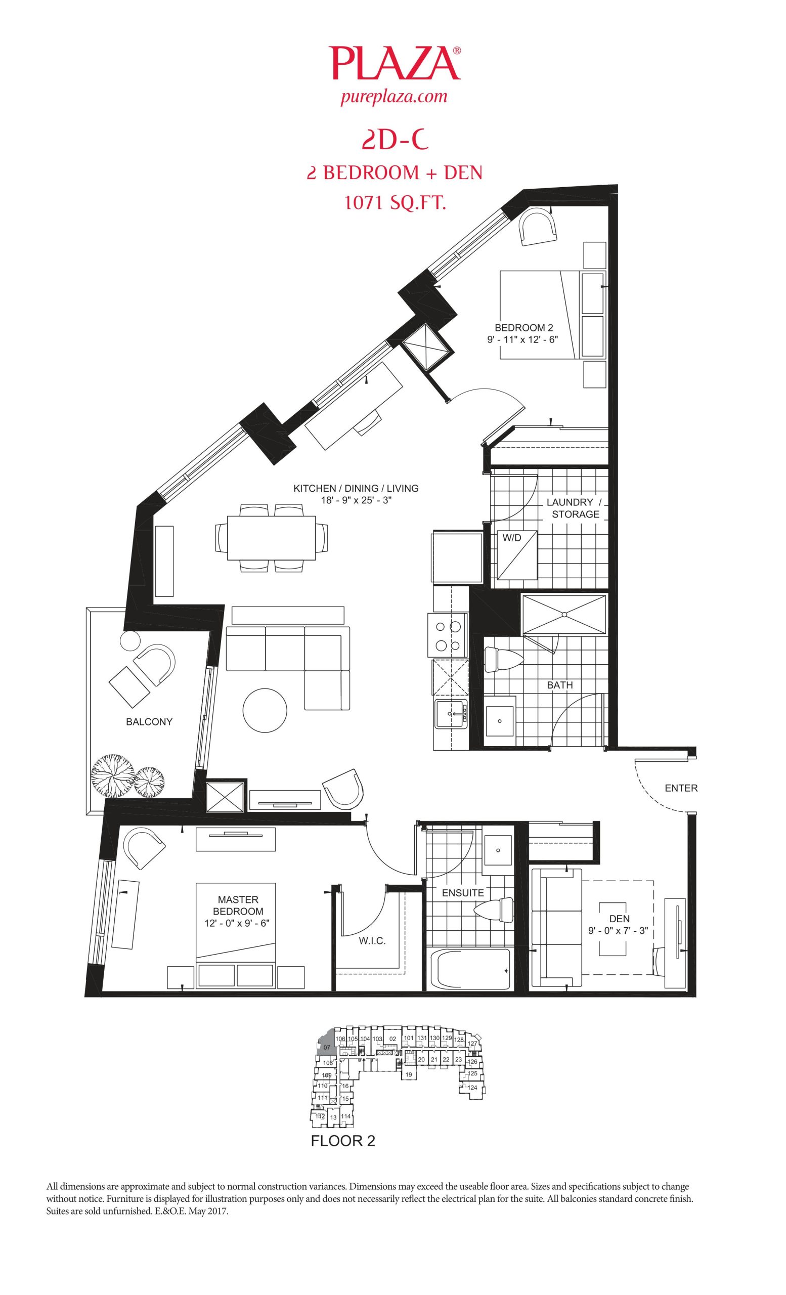 2D-C floor plan