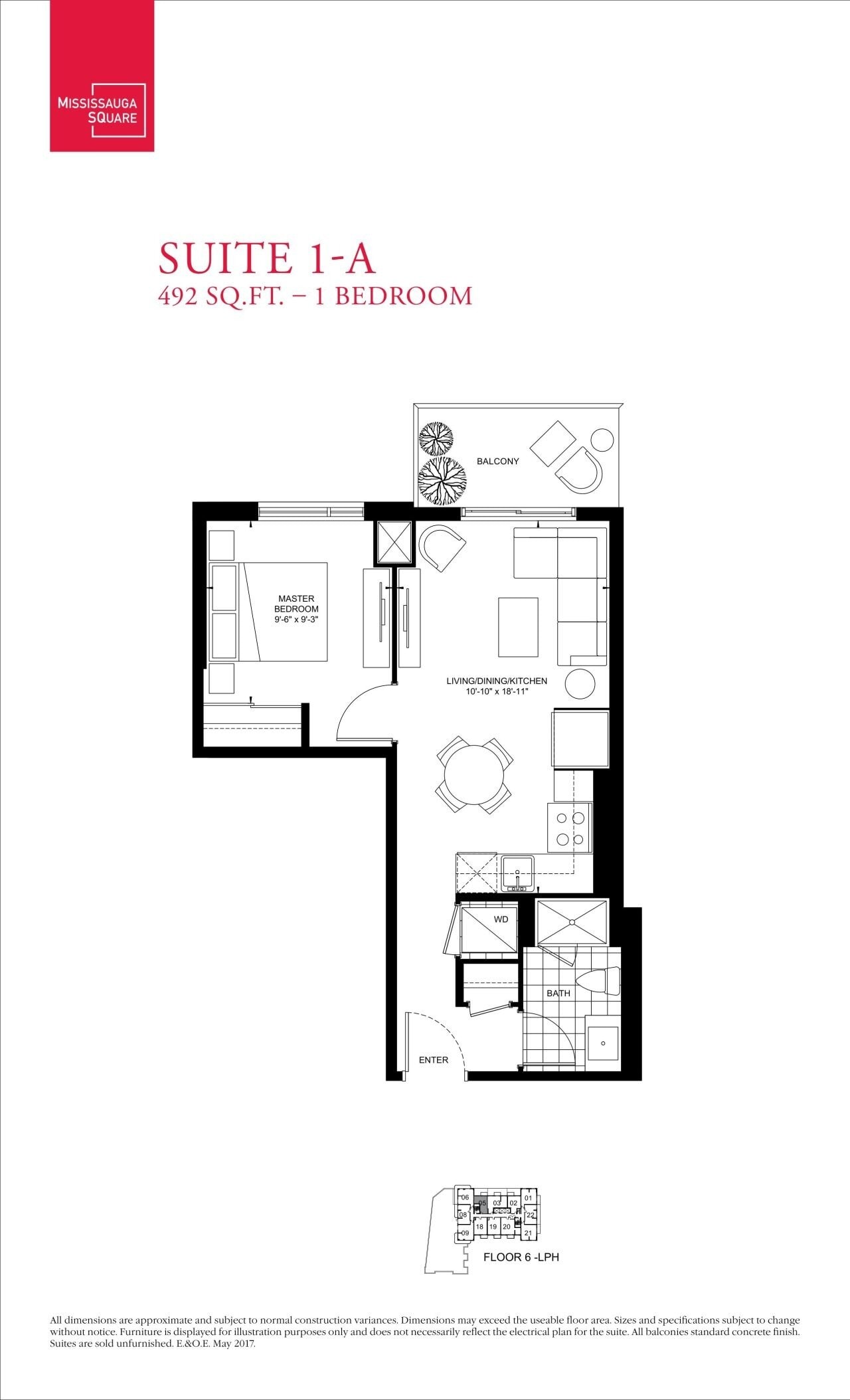 Suite 1-A floor plan