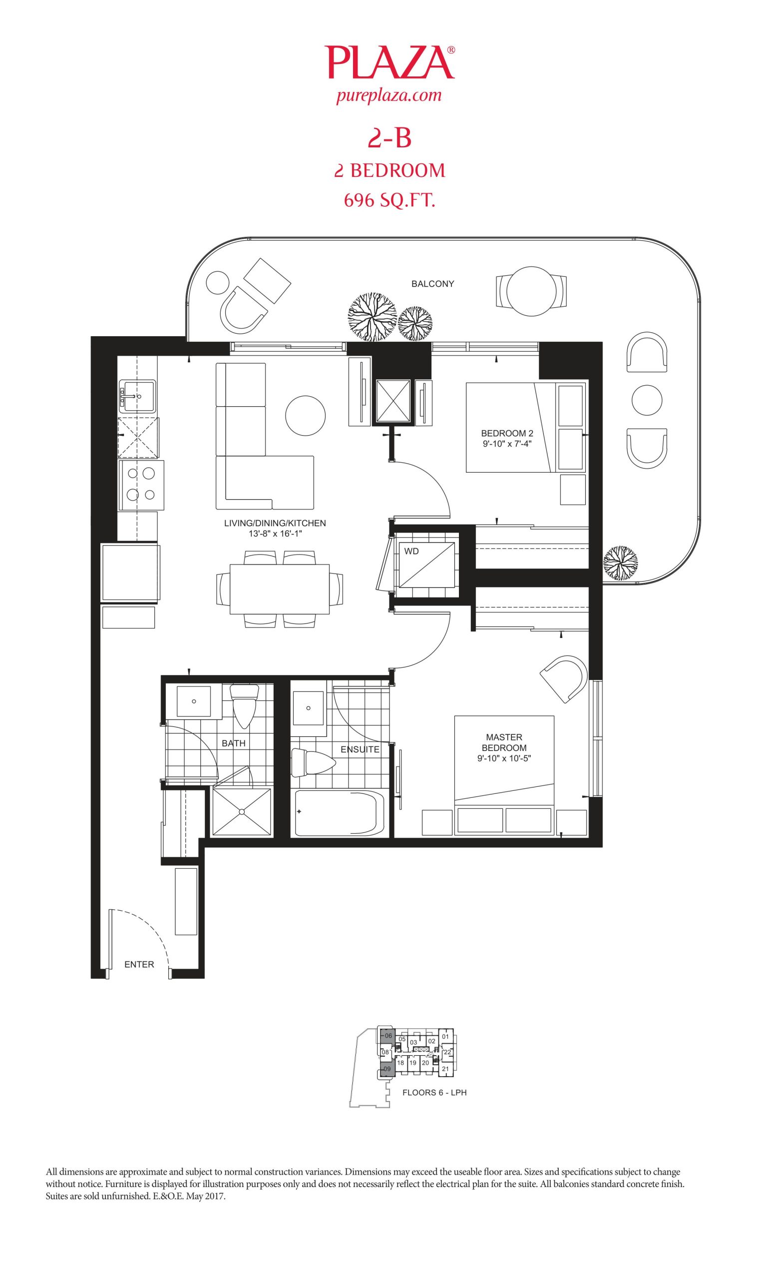 Suite 2-B floor plan