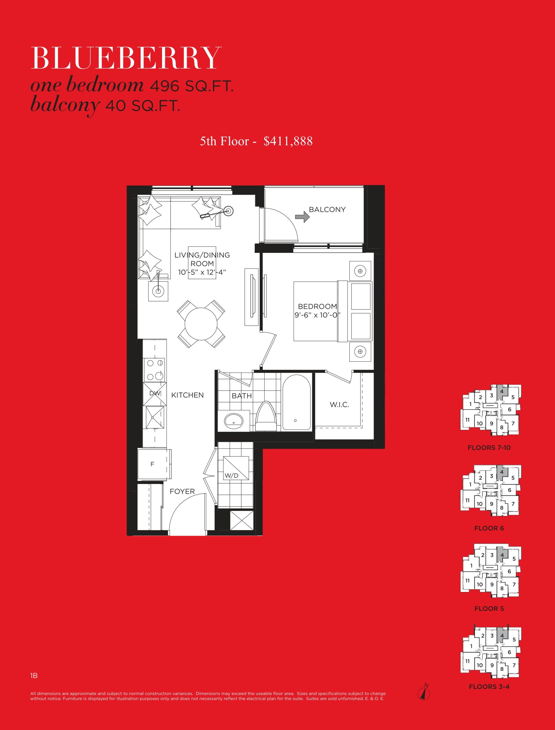 Blueberry floor plan