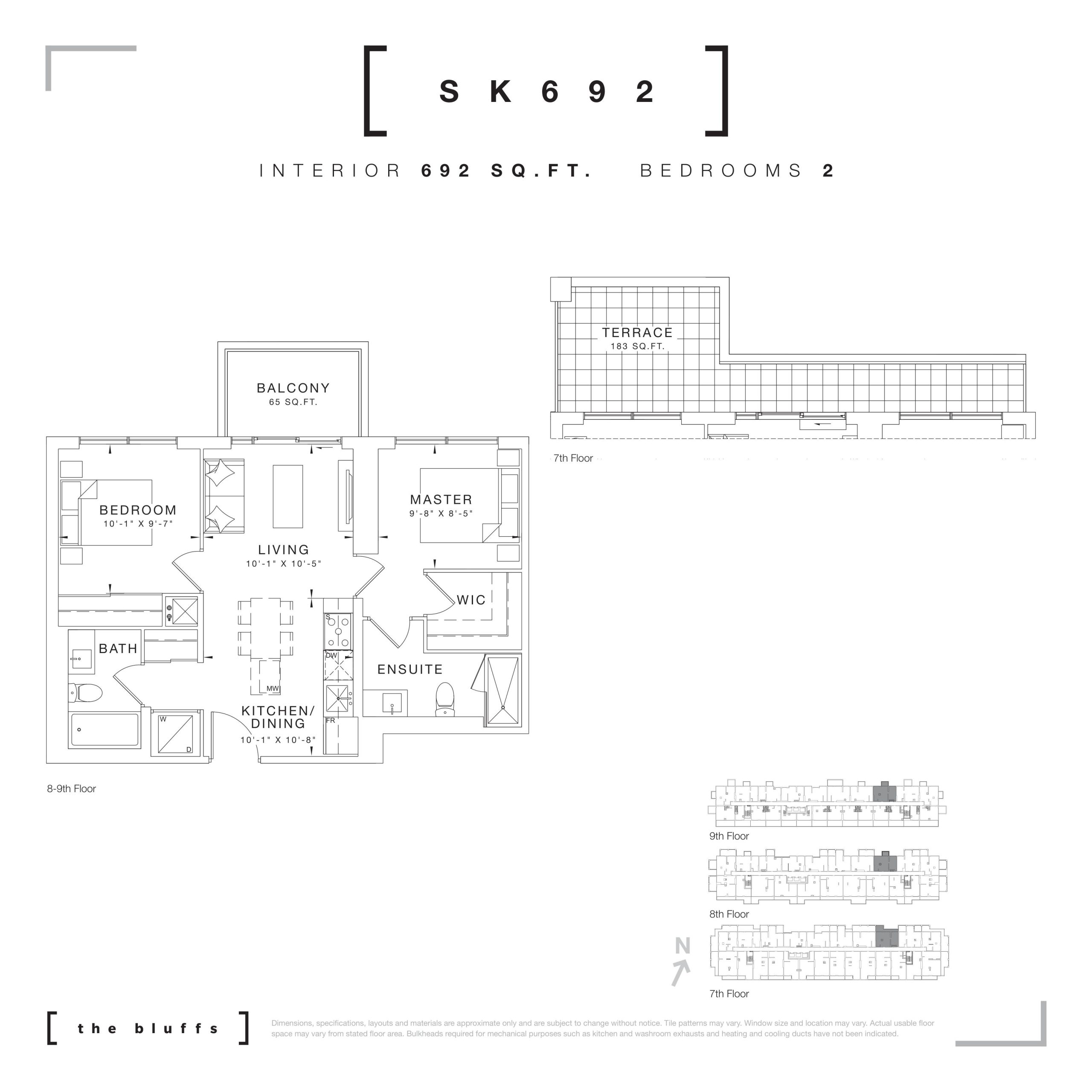 SK692 floor plan