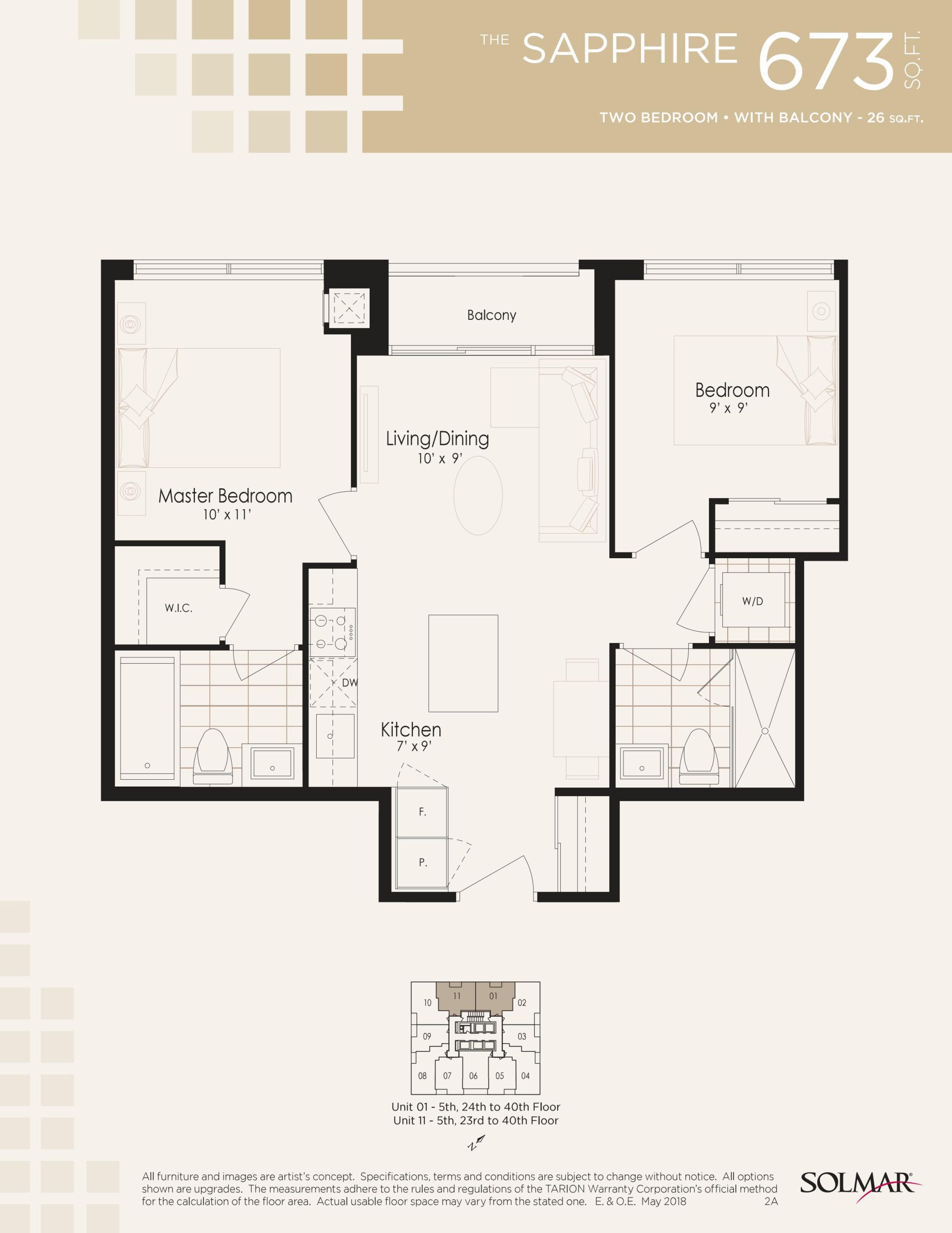 The Sapphire floor plan