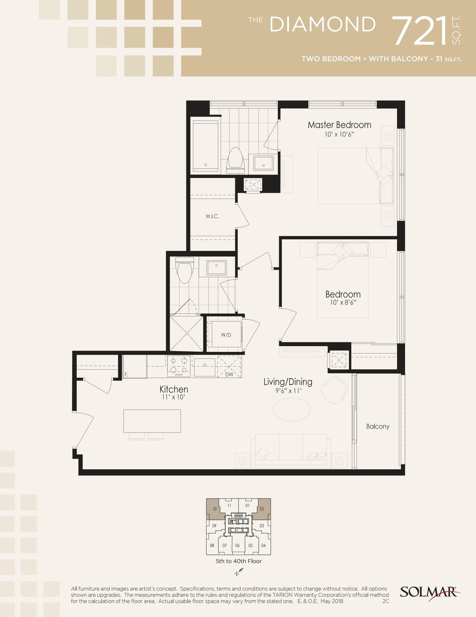 The Diamond floor plan