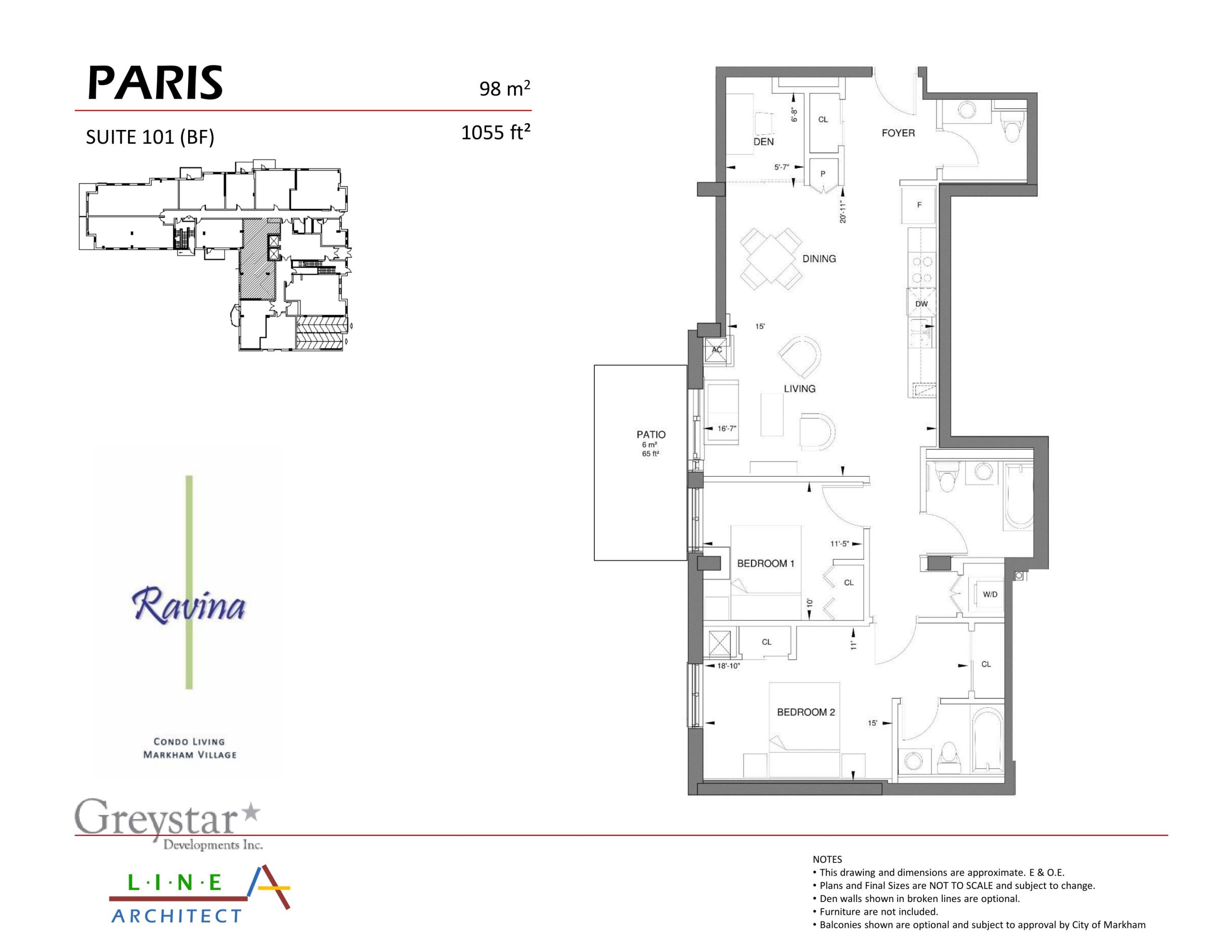 Paris floor plan