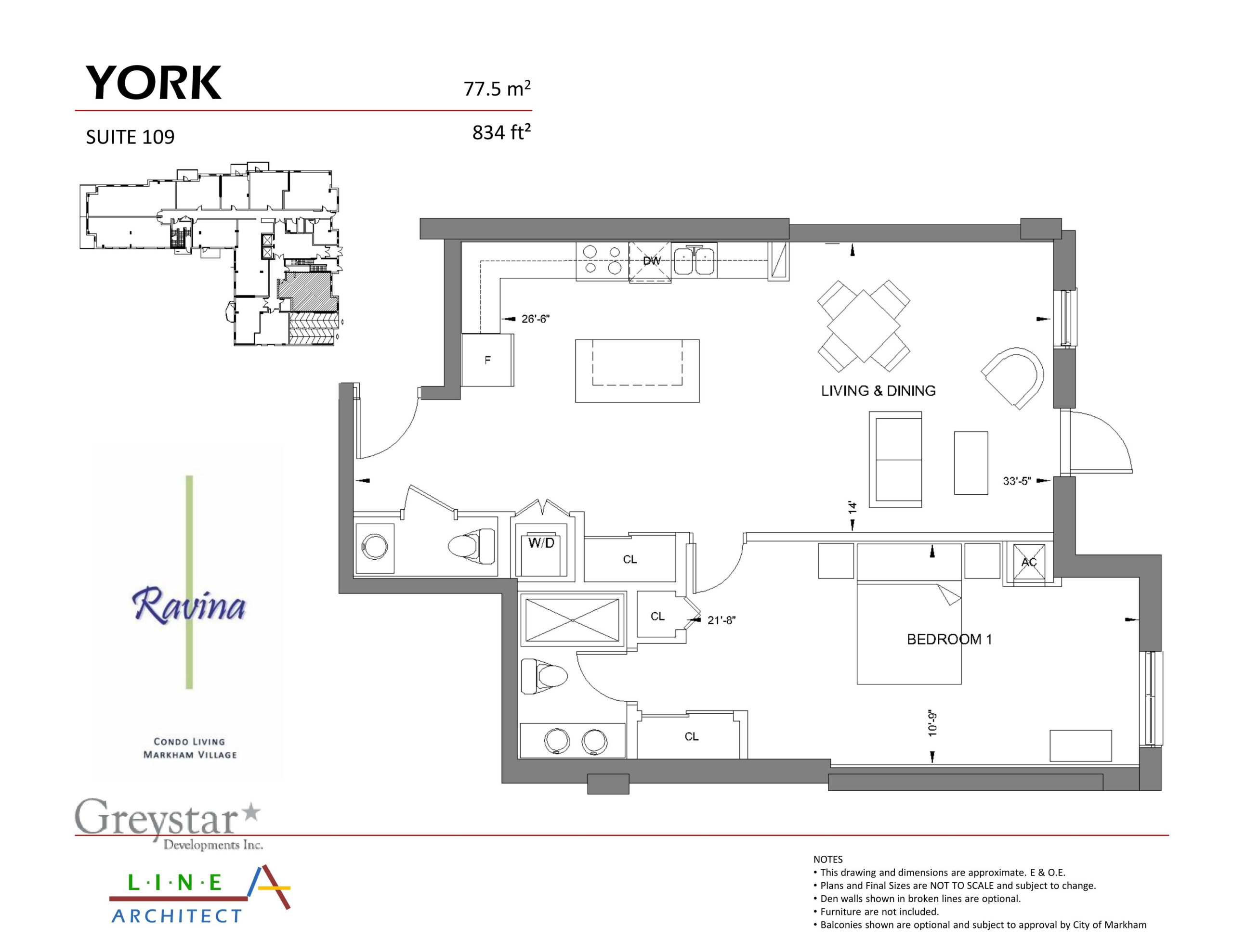 York floor plan