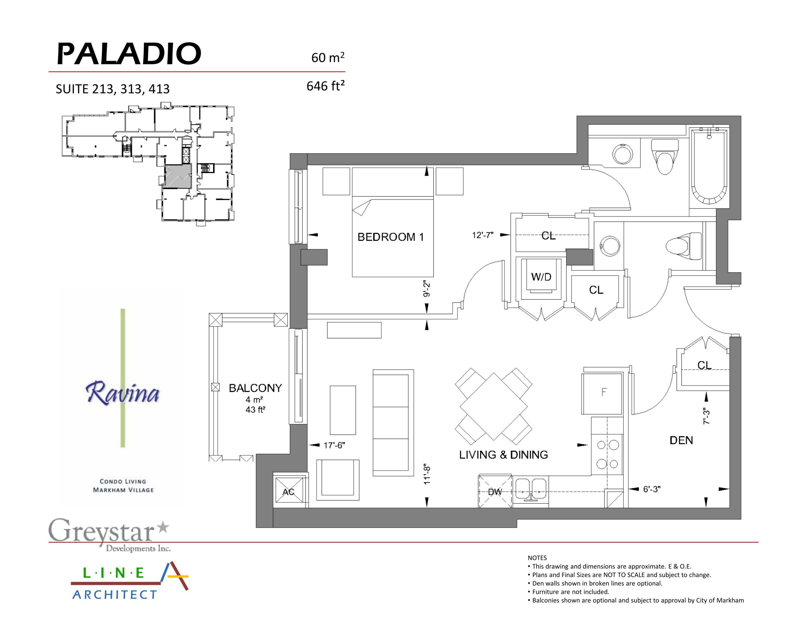 Paladio floor plan