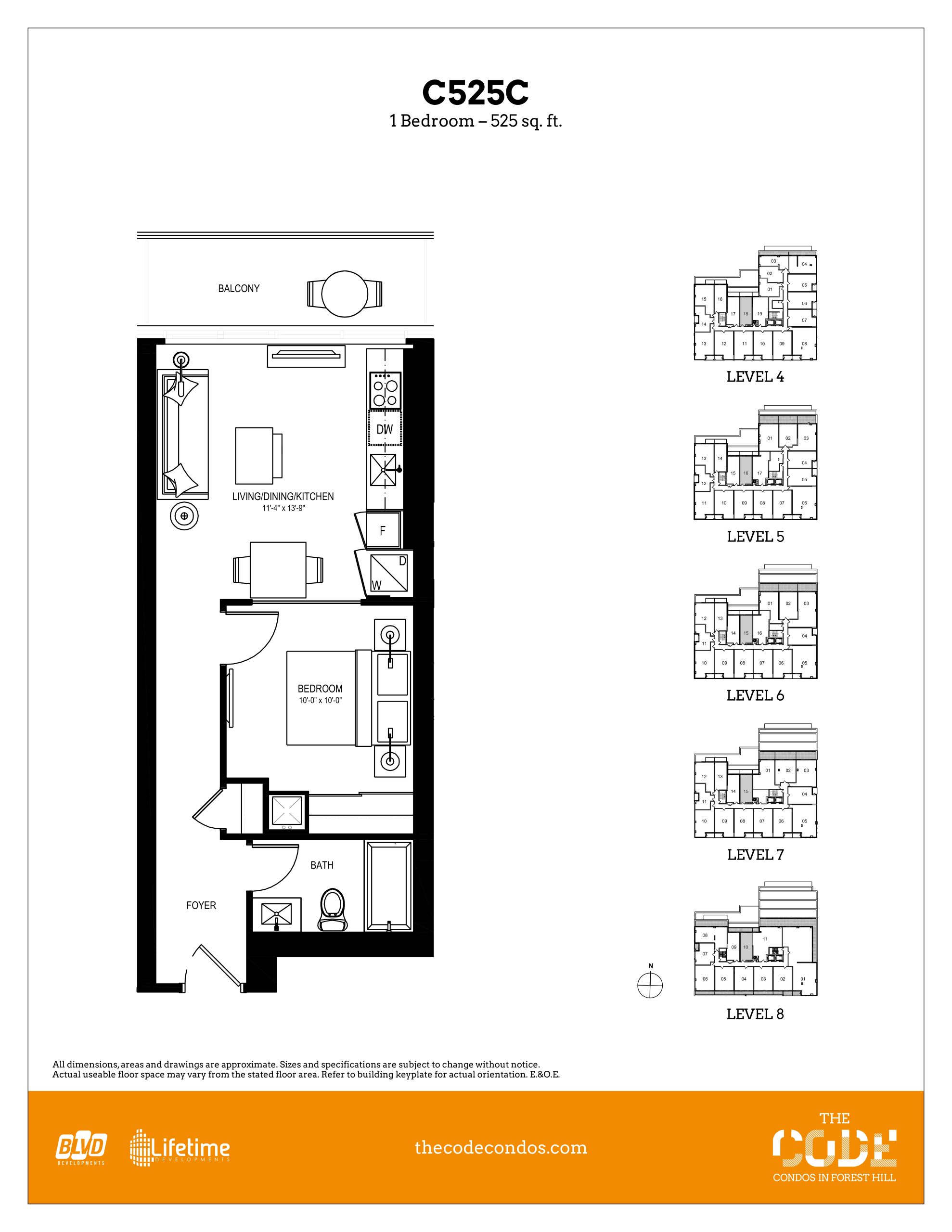 C525C floor plan