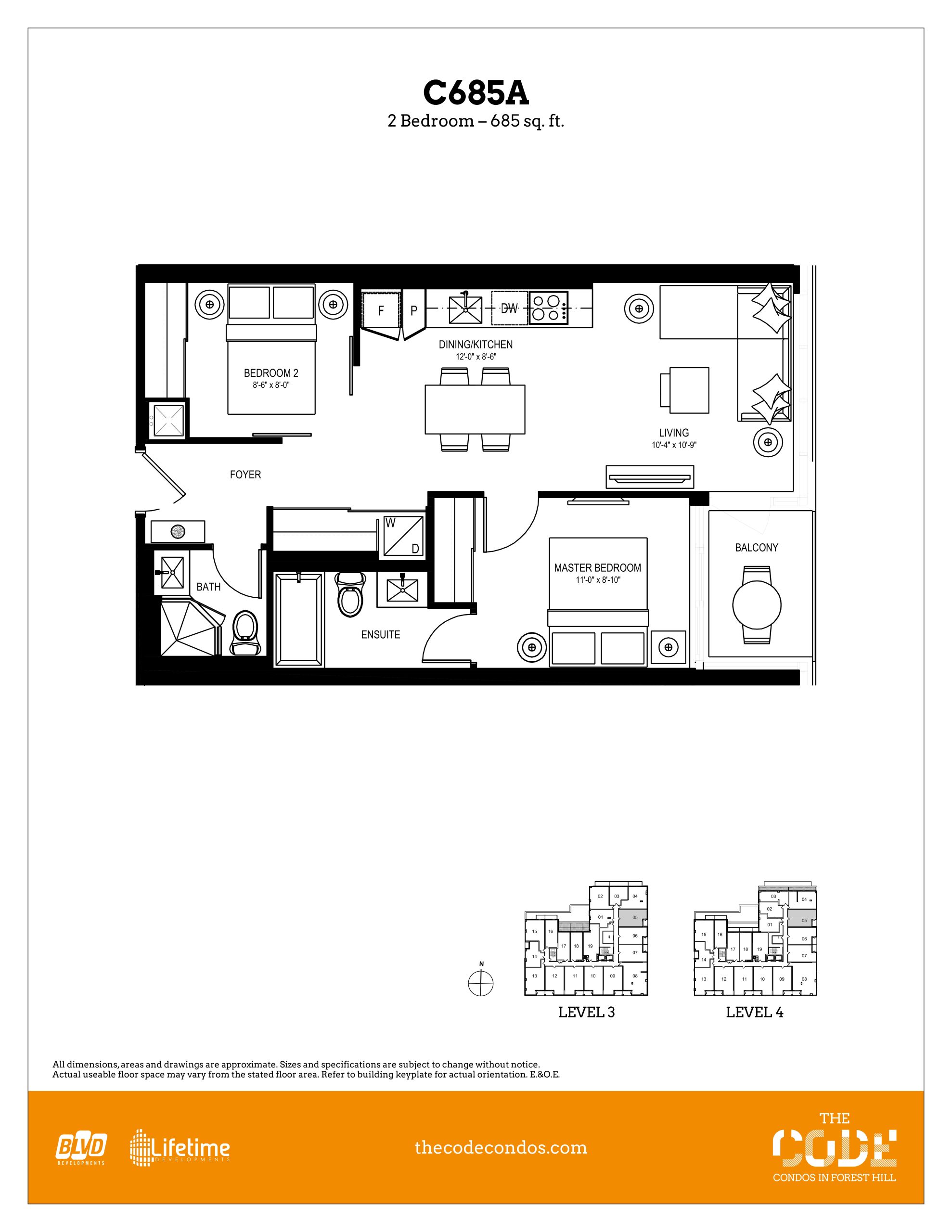 C685A floor plan