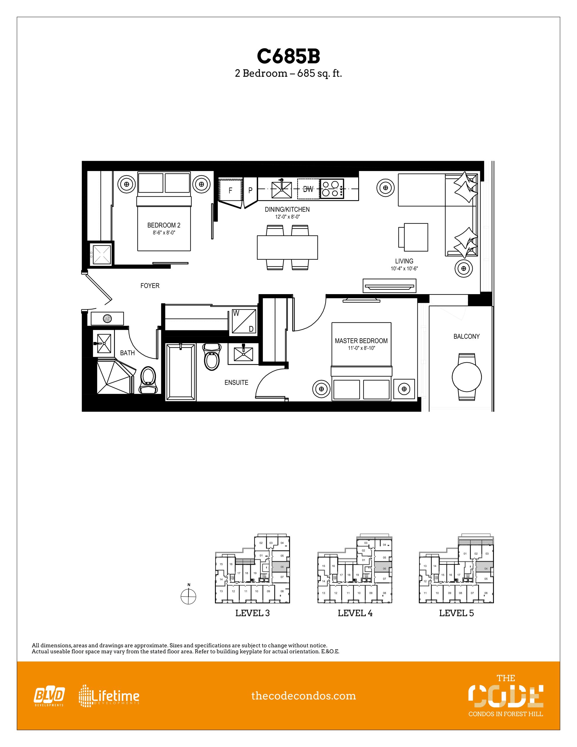 C685B floor plan