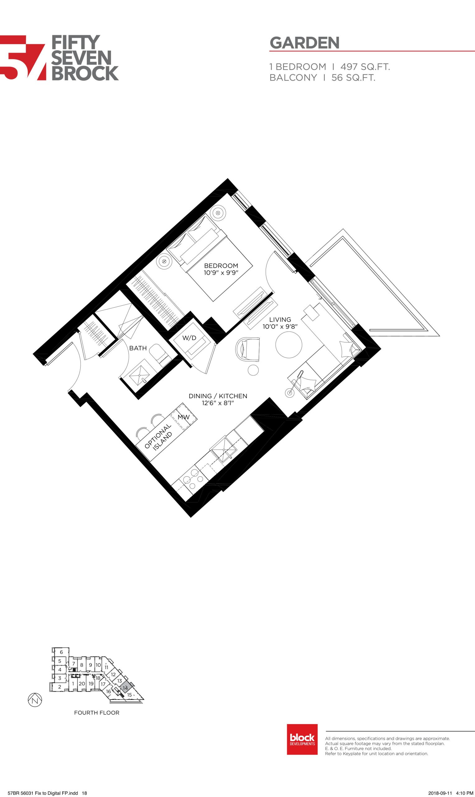 Garden floor plan