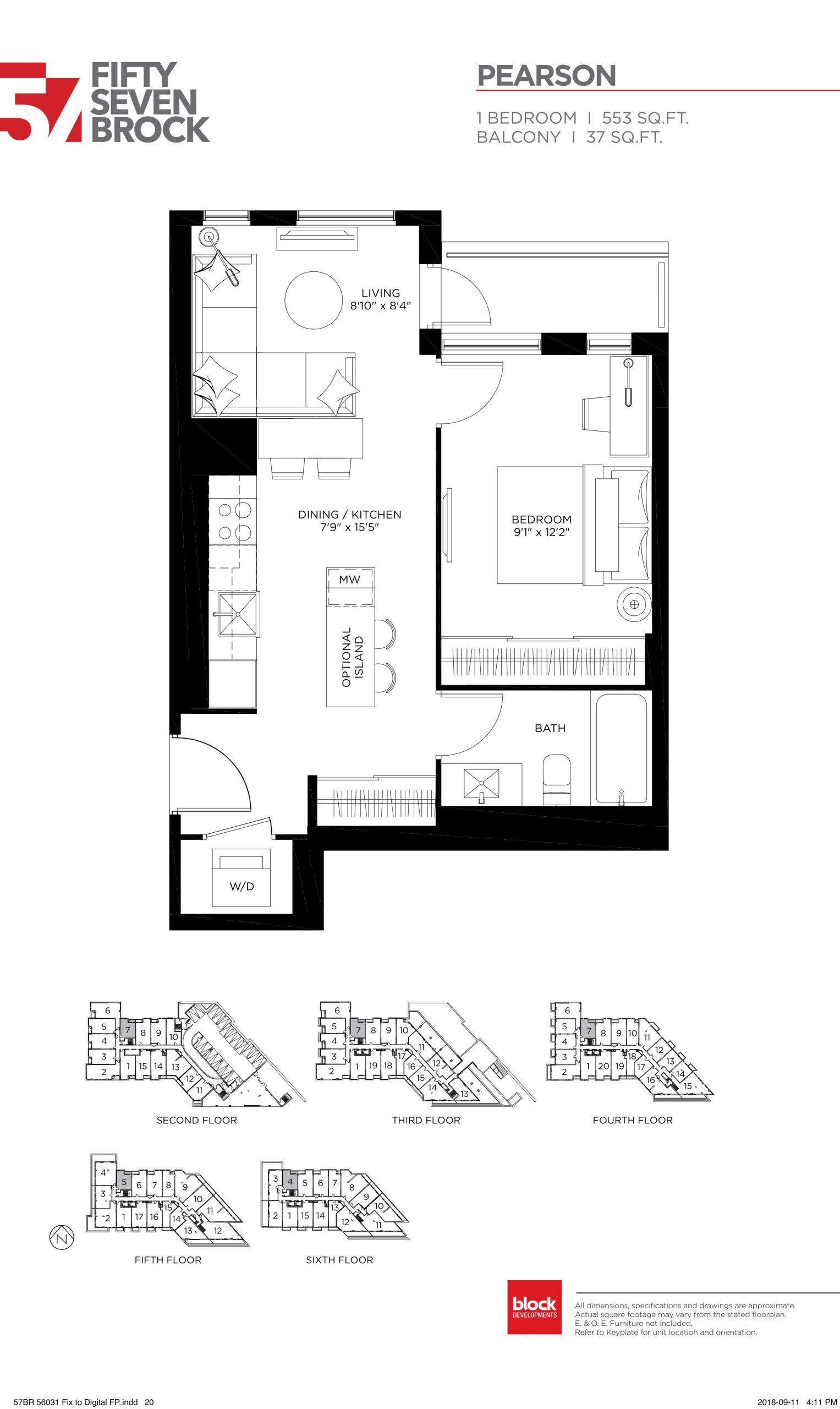 Pearson floor plan