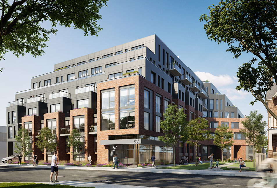 Fifty Seven Brock in Toronto — rendering 3
