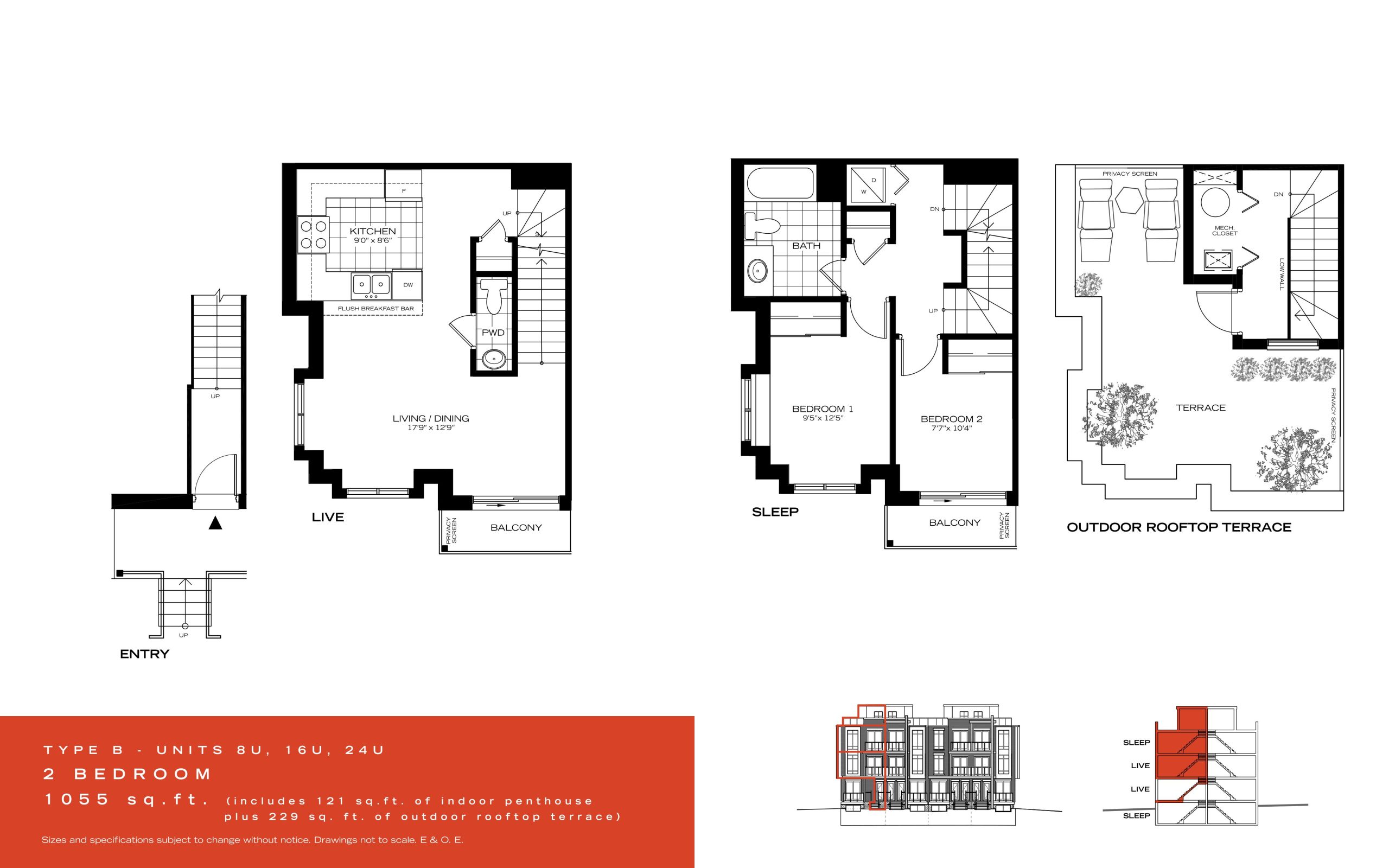 Type B floor plan
