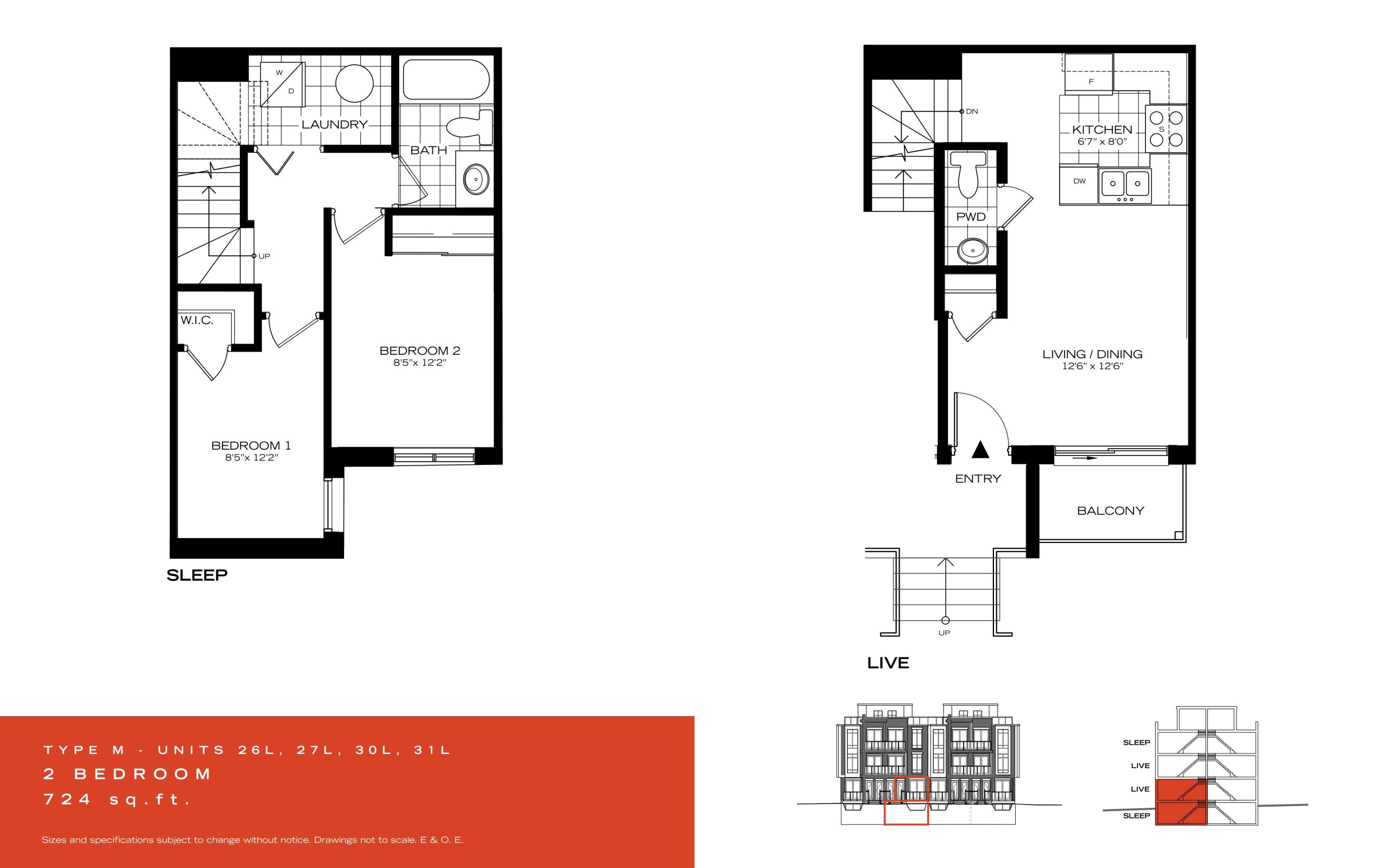 Type M floor plan