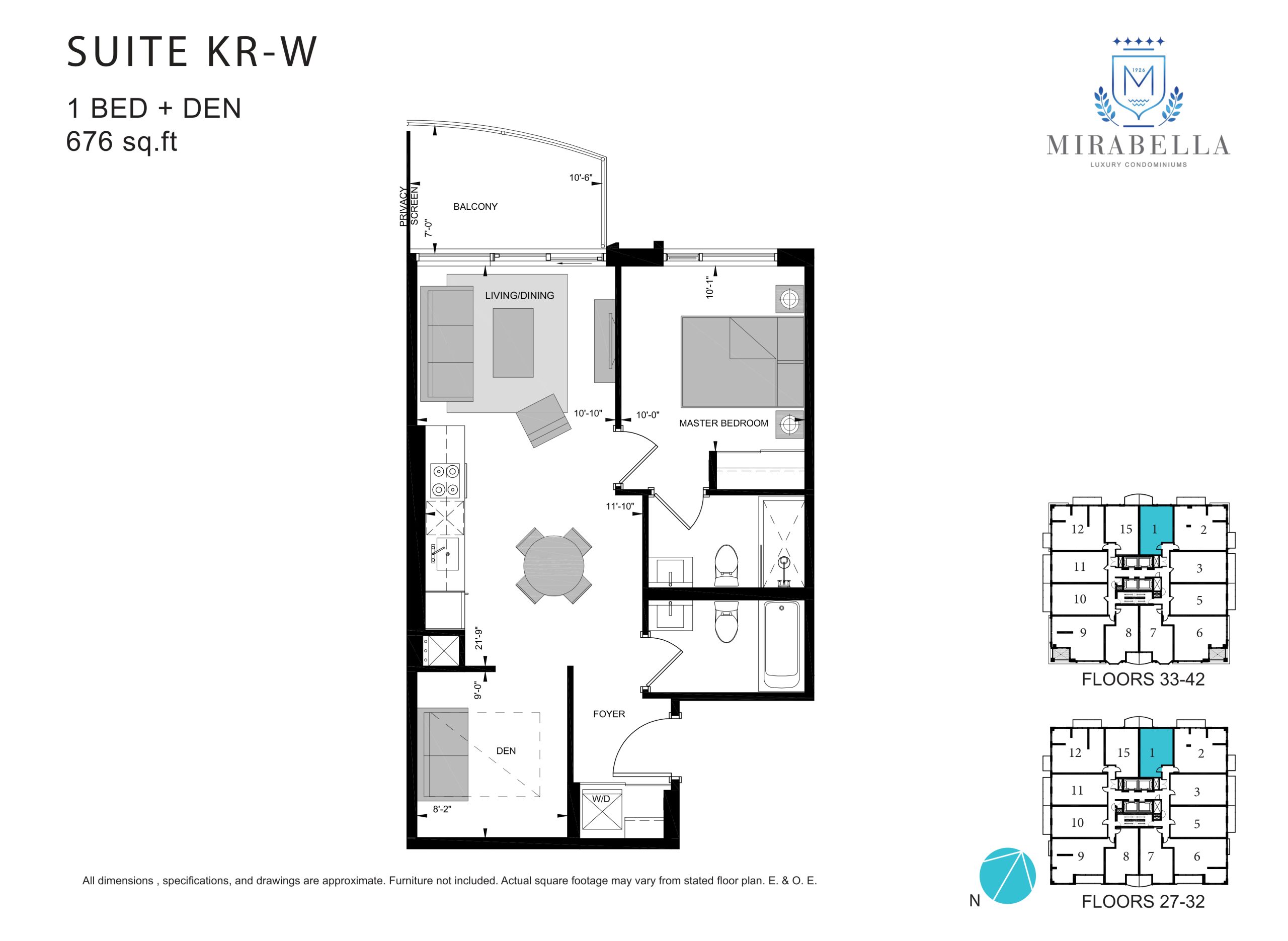 Suite KR-W floor plan