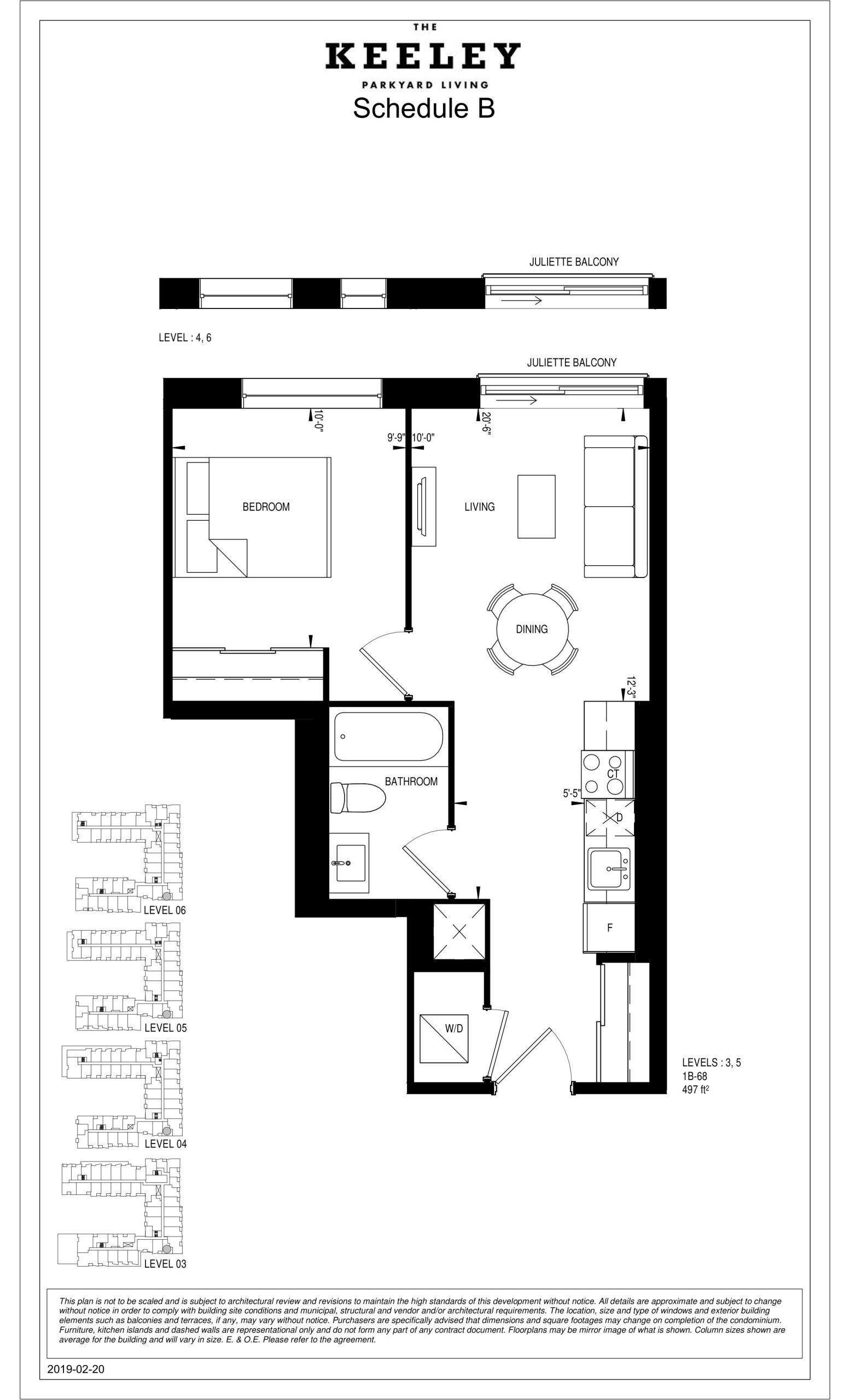 1B-10 floor plan